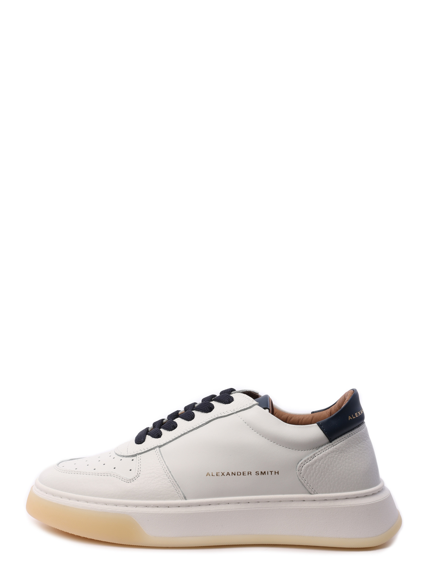 Кеды Alexander Smith AW T2U 91 WBL белые мужские с перфорацией — купить в интернет-магазине Verdistore