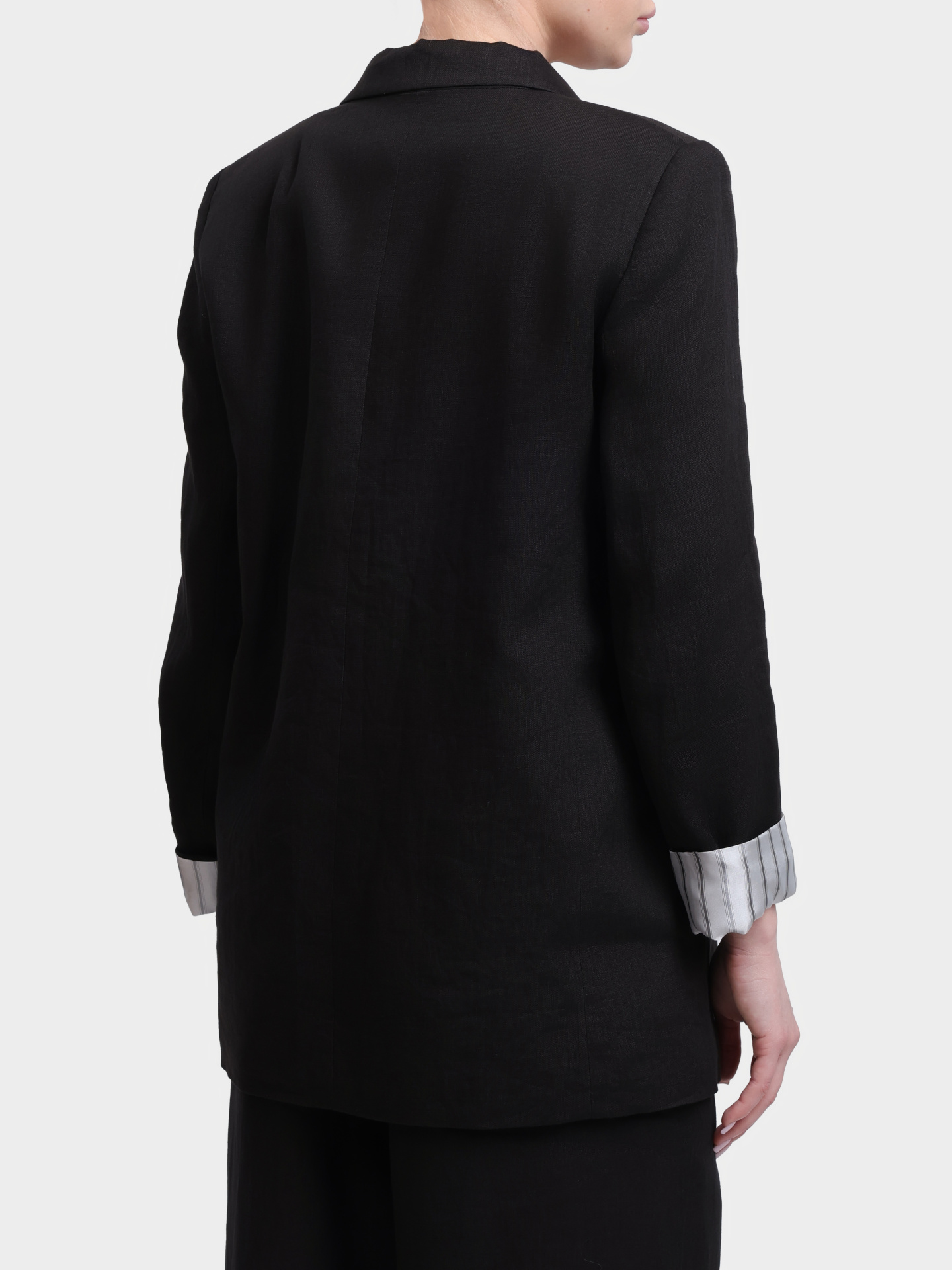 Жакет Marella Sport MLSSAUNA 006 черный женский льняной — купить в интернет-магазине Verdistore