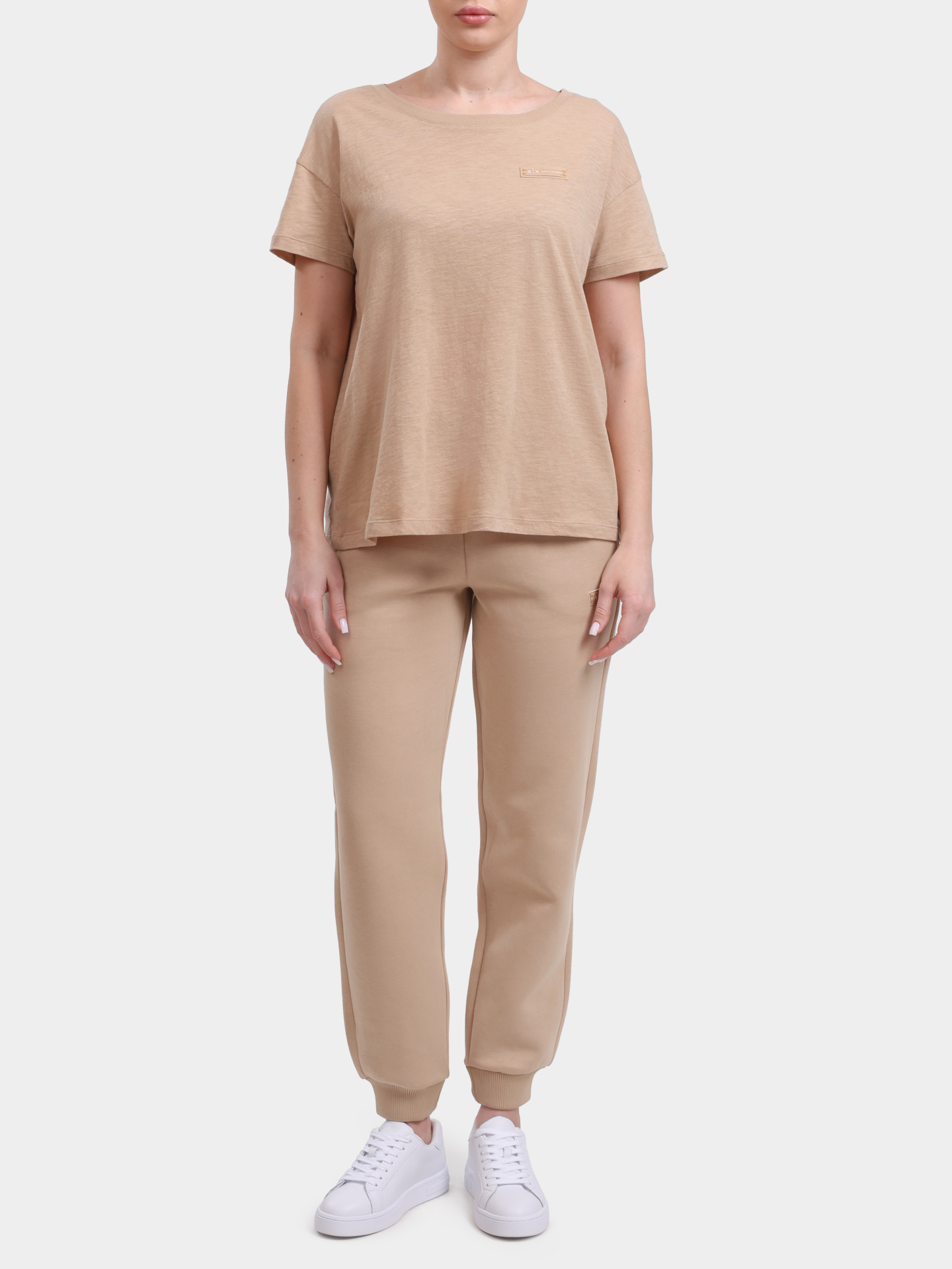 Футболка Armani Exchange XW001363 AF16296 U1051 хлопковая женская — купить в интернет-магазине Verdistore