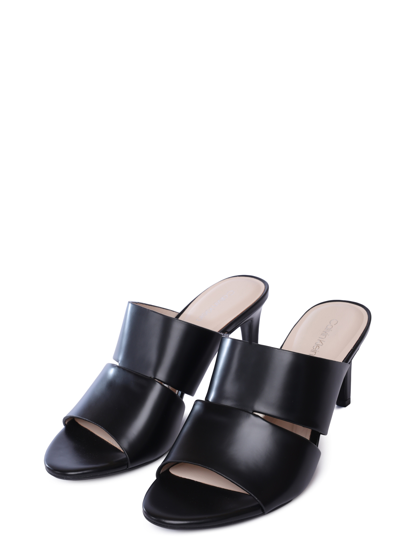 Мюли Calvin Klein HW0HW02460 кожаные женские — купить в интернет-магазине Verdistore