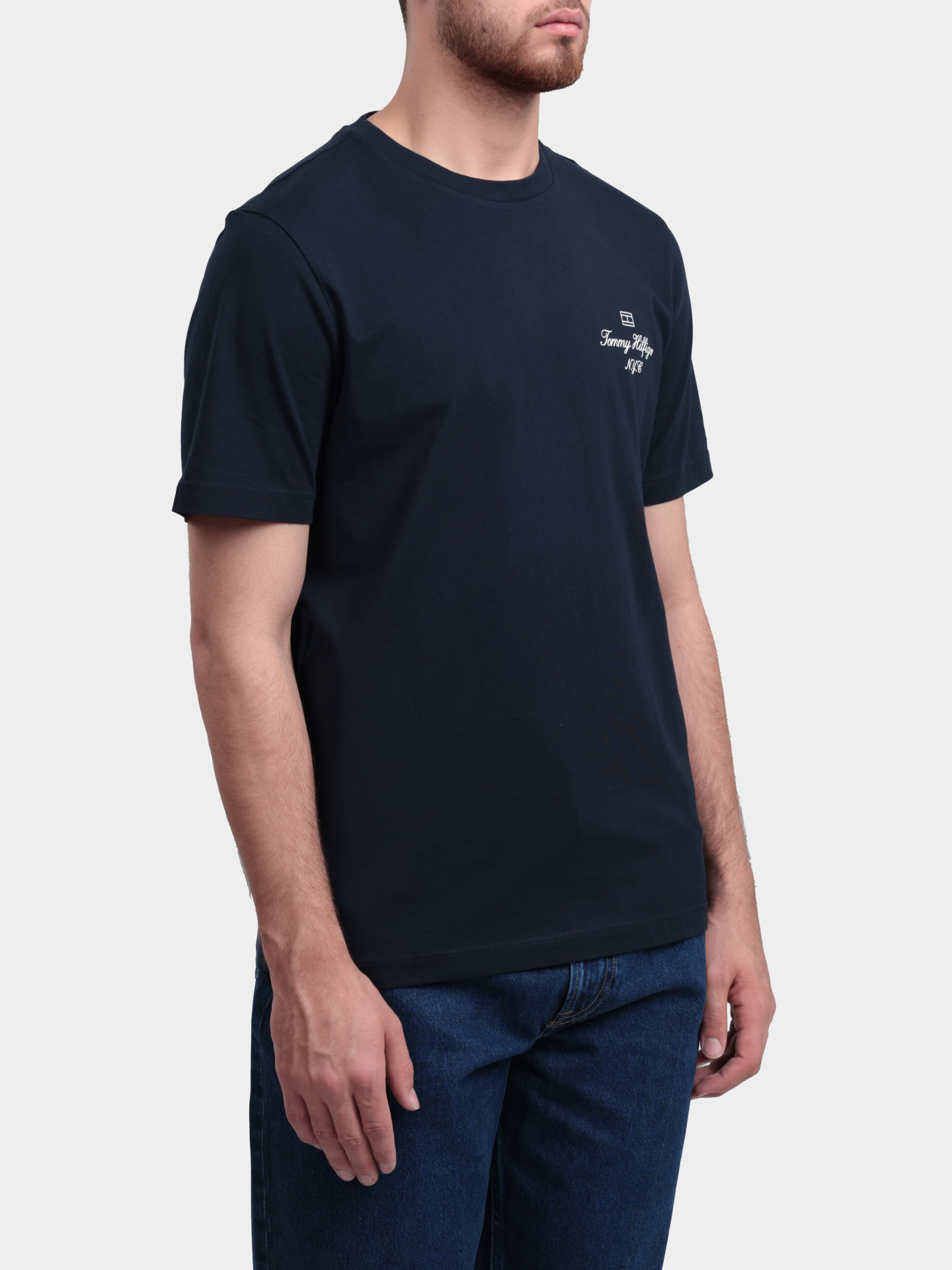 Футболка Tommy Hilfiger MW0MW39360 DW5 хлопковая мужская — купить в интернет-магазине Verdistore