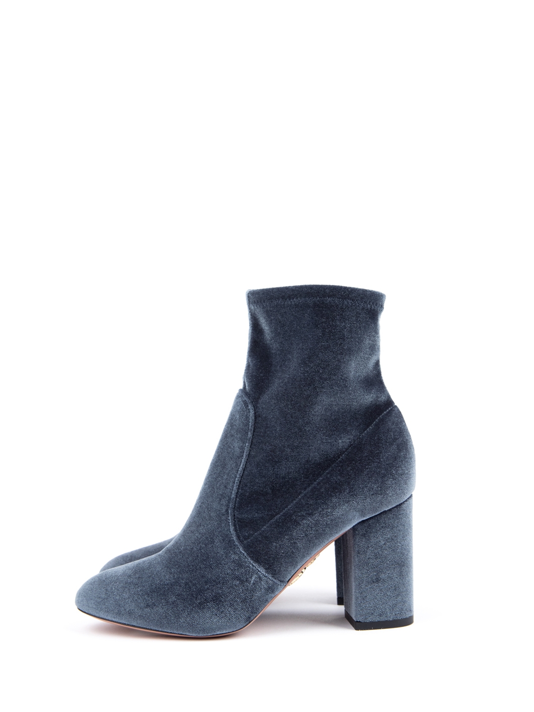 Ботильоны Aquazzura SOMMIDB0 серо-голубые женские — купить в интернет-магазине Verdistore