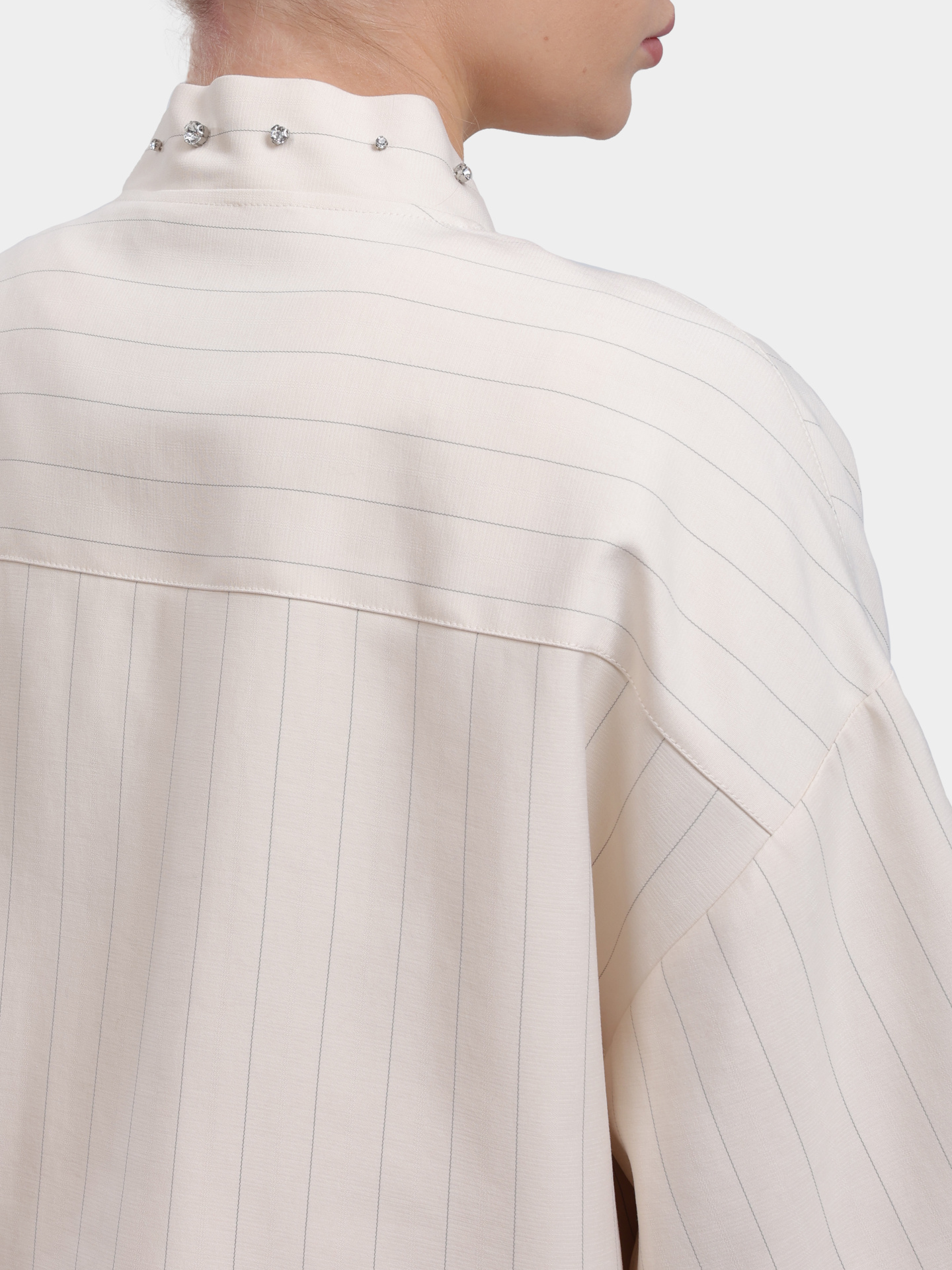 Жакет Liu-Jo CA6117 T557A P9579 бежевый женский в полоску — купить в интернет-магазине Verdistore