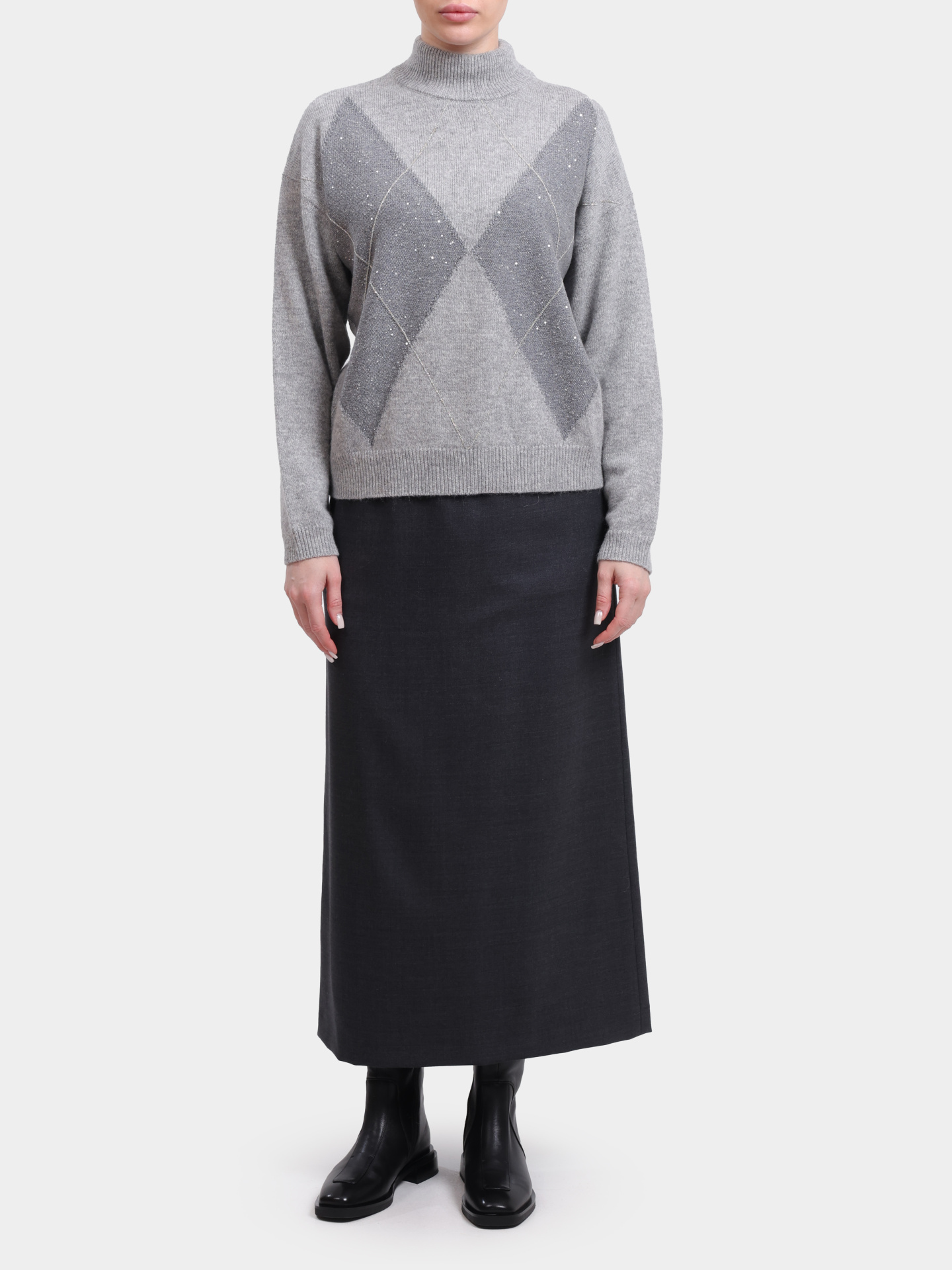 Свитер S99390F07 9283H 71H серый женский  — купить в интернет-магазине Verdistore