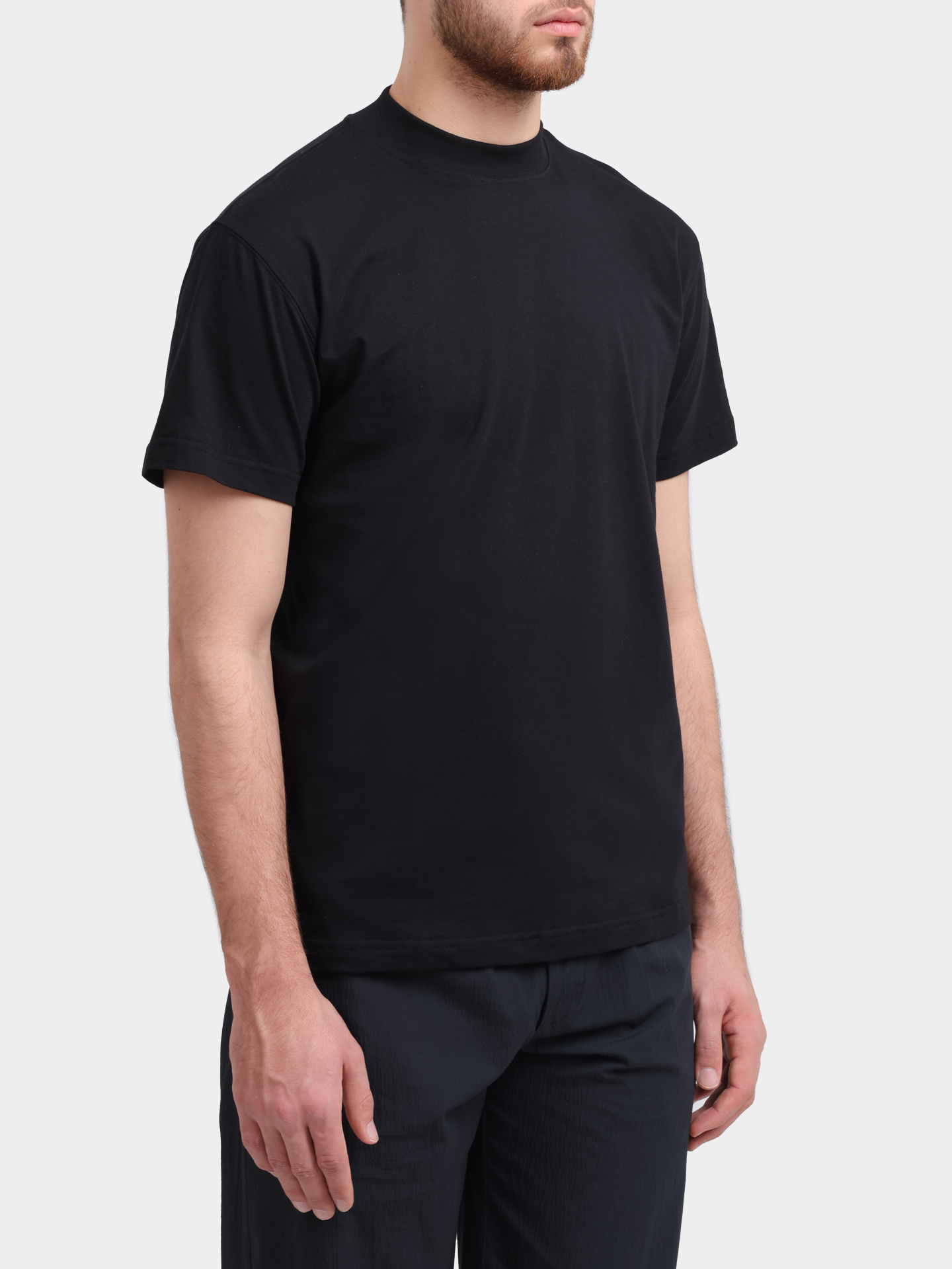 Футболка Lardini CNLTMC55 CN64052A черная мужская — купить в интернет-магазине Verdistore