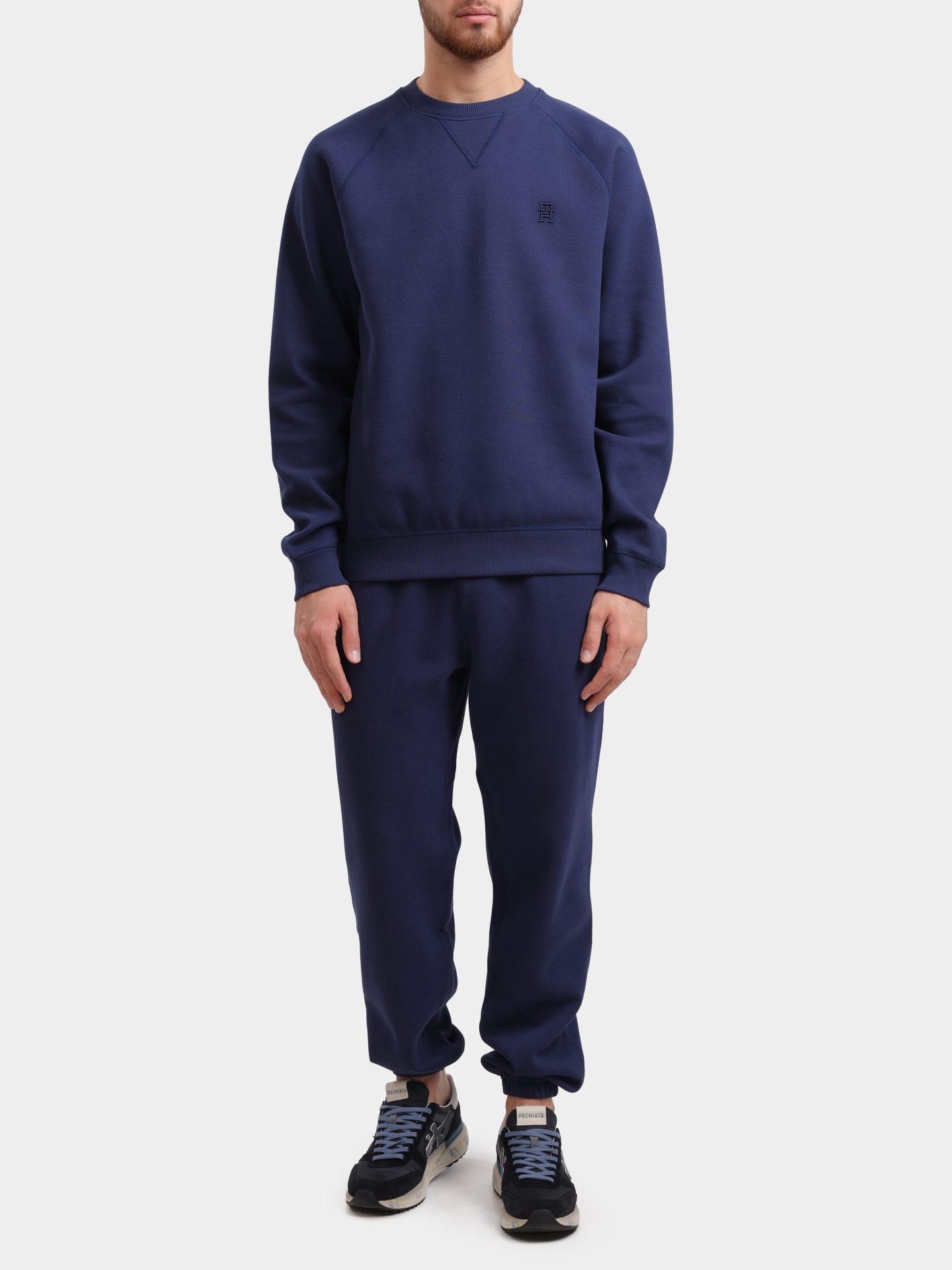 Брюки Tommy Hilfiger MW0MW39409 мужские синие — купить в интернет-магазине Verdistore