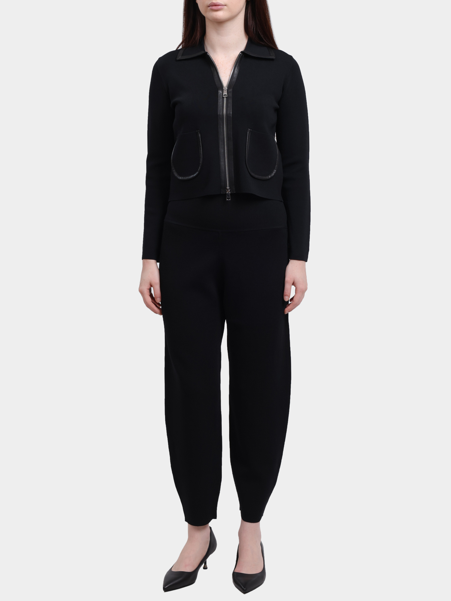 Брюки Liu-Jo CF5036 MS55N 22222 черные женские — купить в интернет-магазине Verdistore