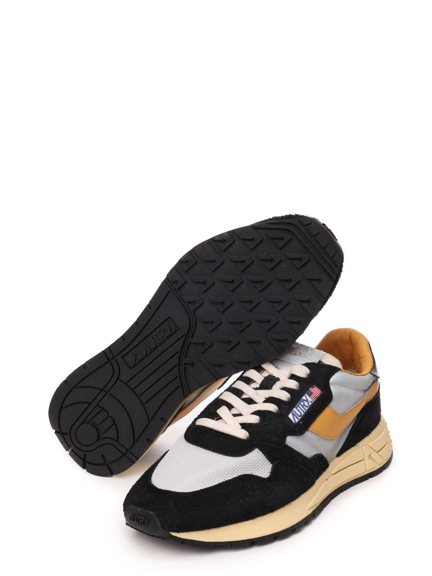 Кроссовки Autry WWLM-RL05 комбинированные мужские с замшевыми вставками — купить в интернет-магазине Verdistore