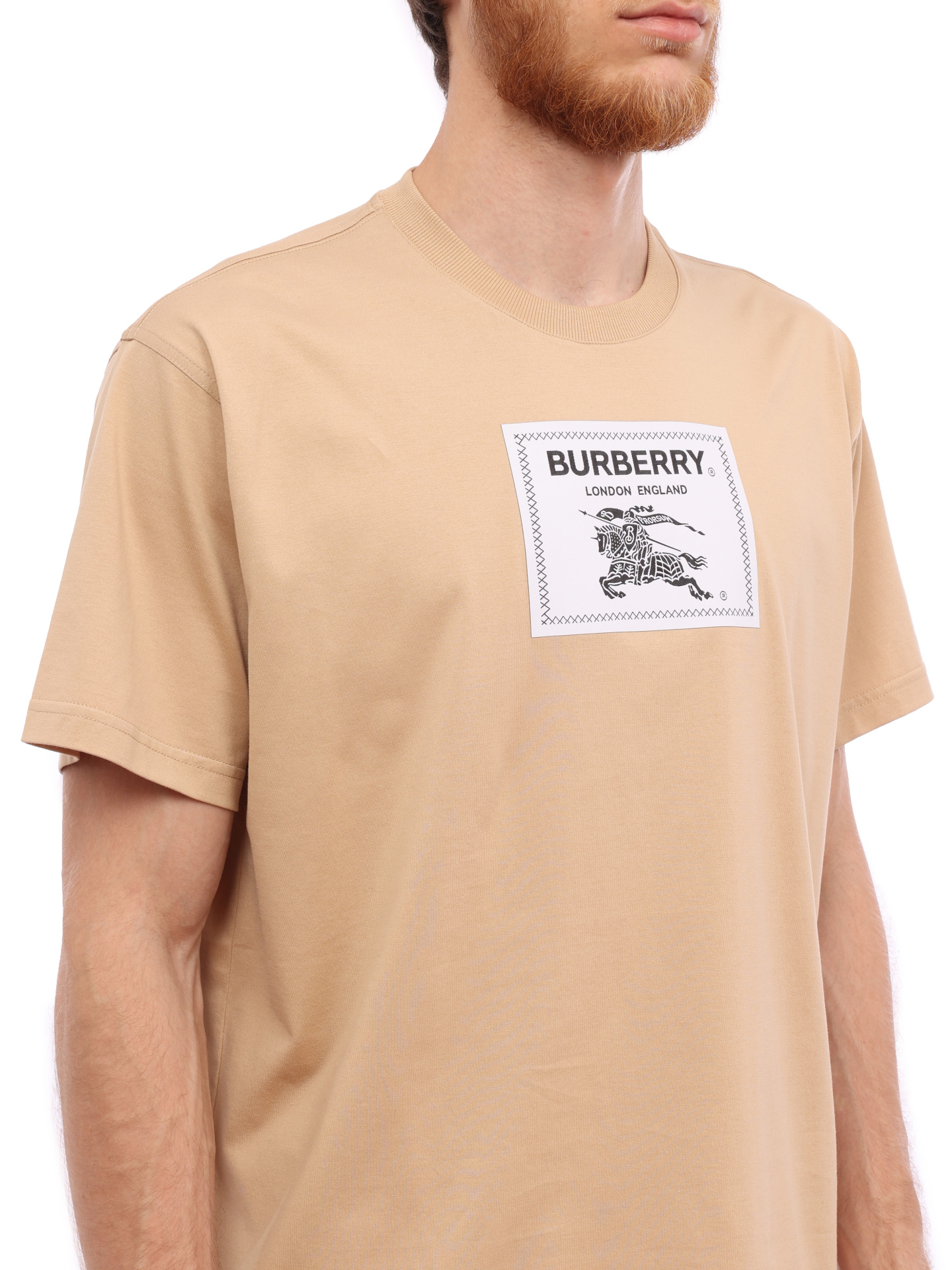 Футболка Burberry 8068500 A7405 хлопковая мужская — купить в интернет-магазине Verdistore