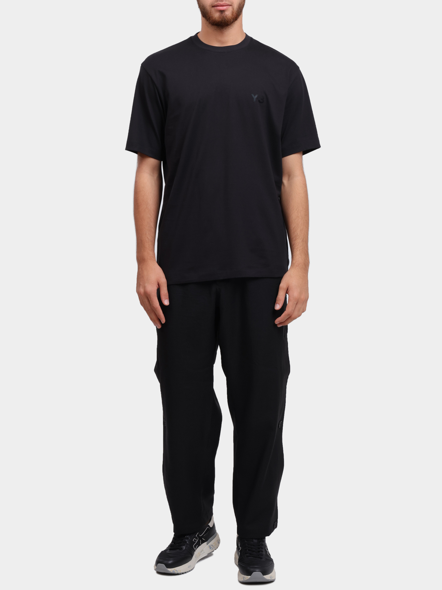 Футболка Y-3 IW0066 черная мужская из хлопка — купить в интернет-магазине Verdistore