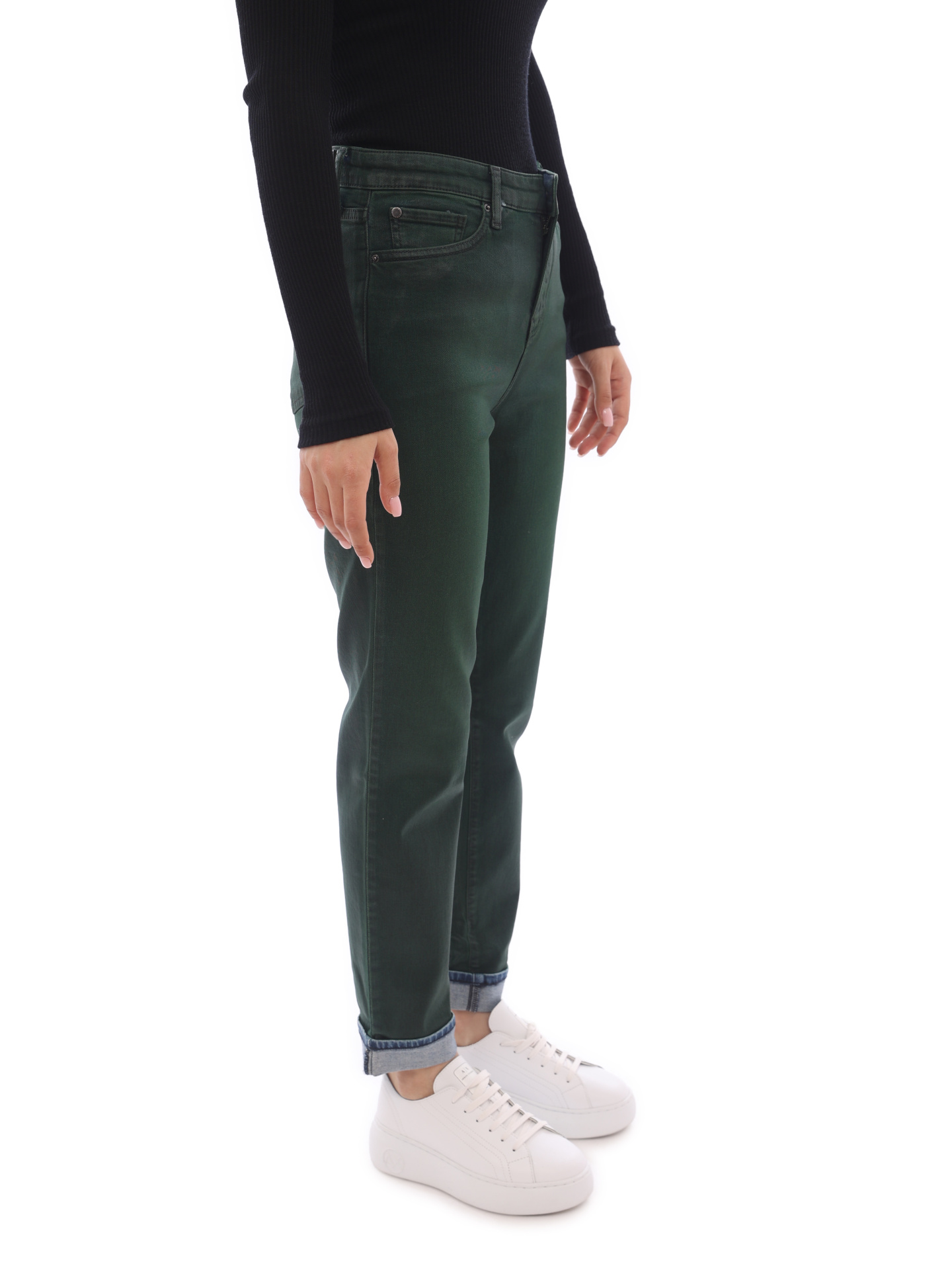 Джинсы Armani Exchange 6GYJ06 1844 зеленые женские — купить в интернет-магазине Verdistore