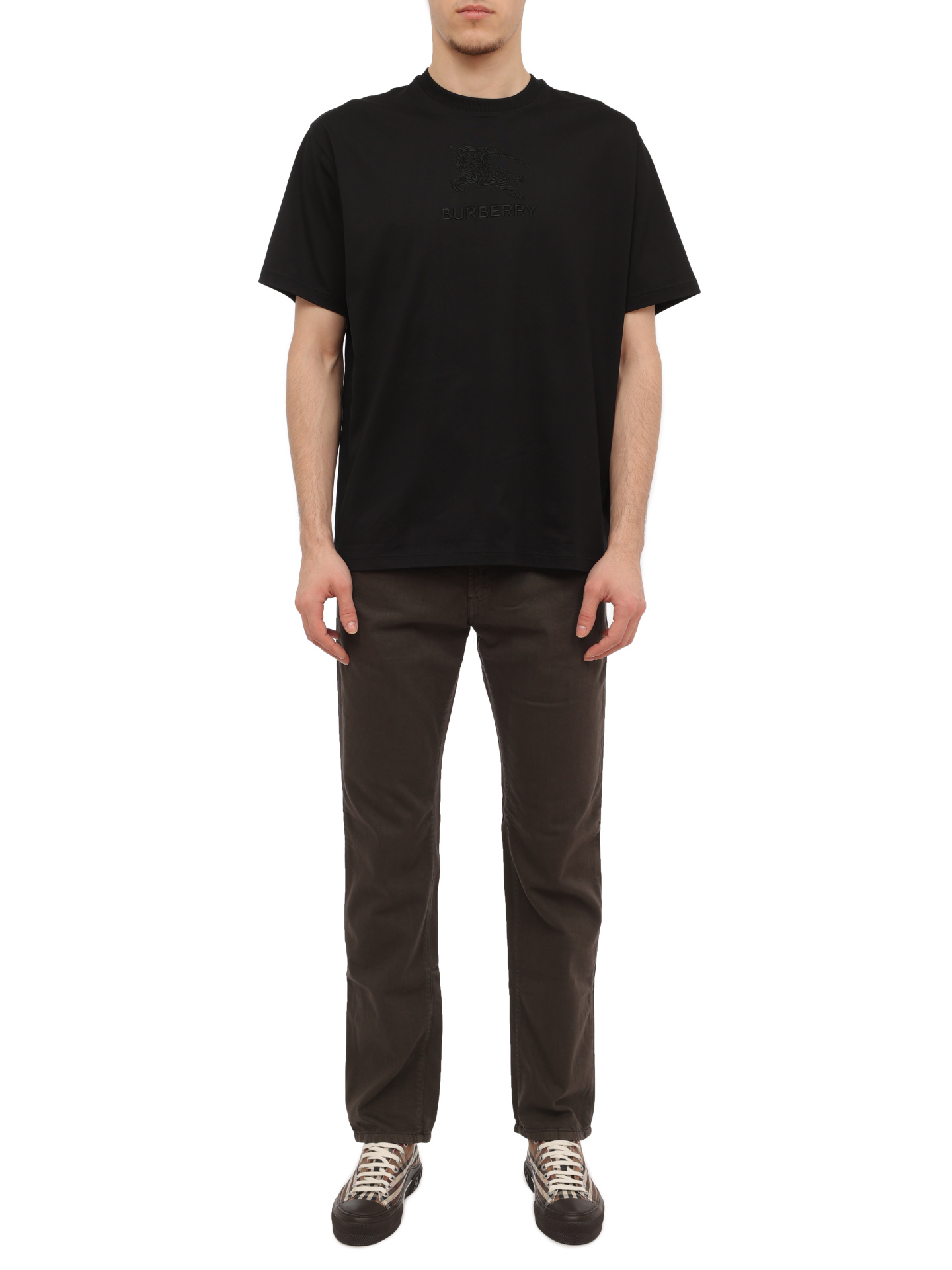 Футболка Burberry 8072750 A1189 хлопковая мужская — купить в интернет-магазине Verdistore