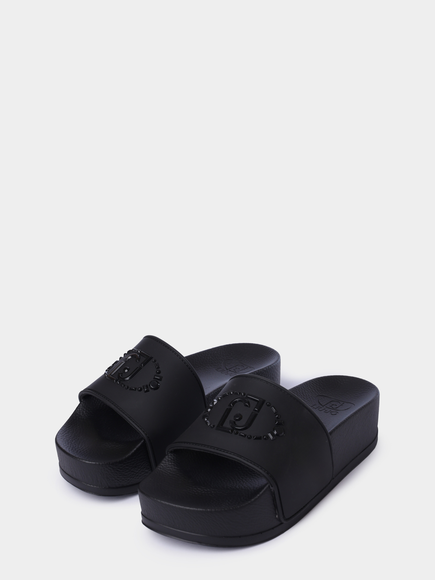 Шлепанцы Liu-Jo MYKONOS 01 BA6077EX02822222 черные женские — купить в интернет-магазине Verdistore