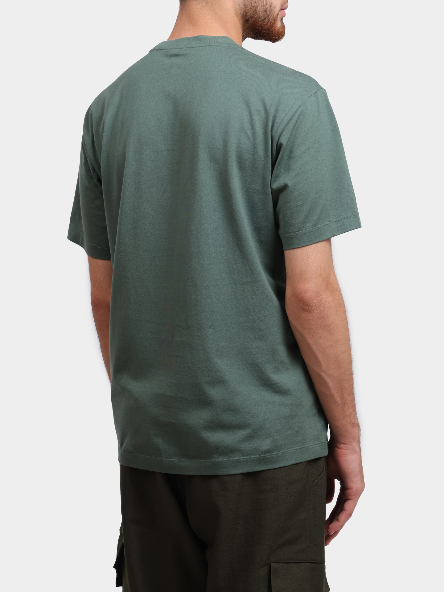 Футболка Y-3 JM7870 зеленая мужская из хлопка — купить в интернет-магазине Verdistore
