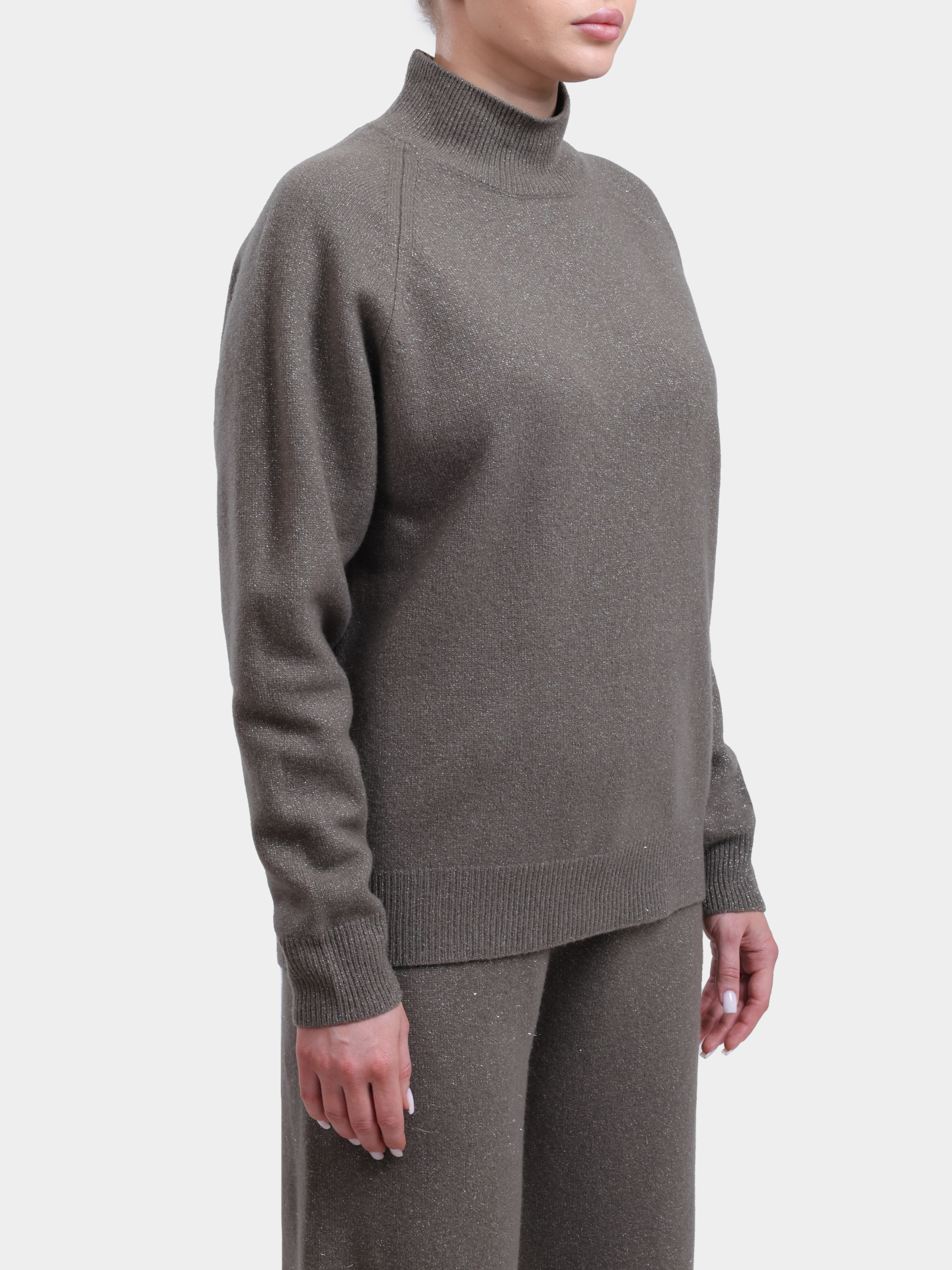 Свитер Peserico S99443F07Y 09160 39 шерстяной женский с люрексом — купить в интернет-магазине Verdistore