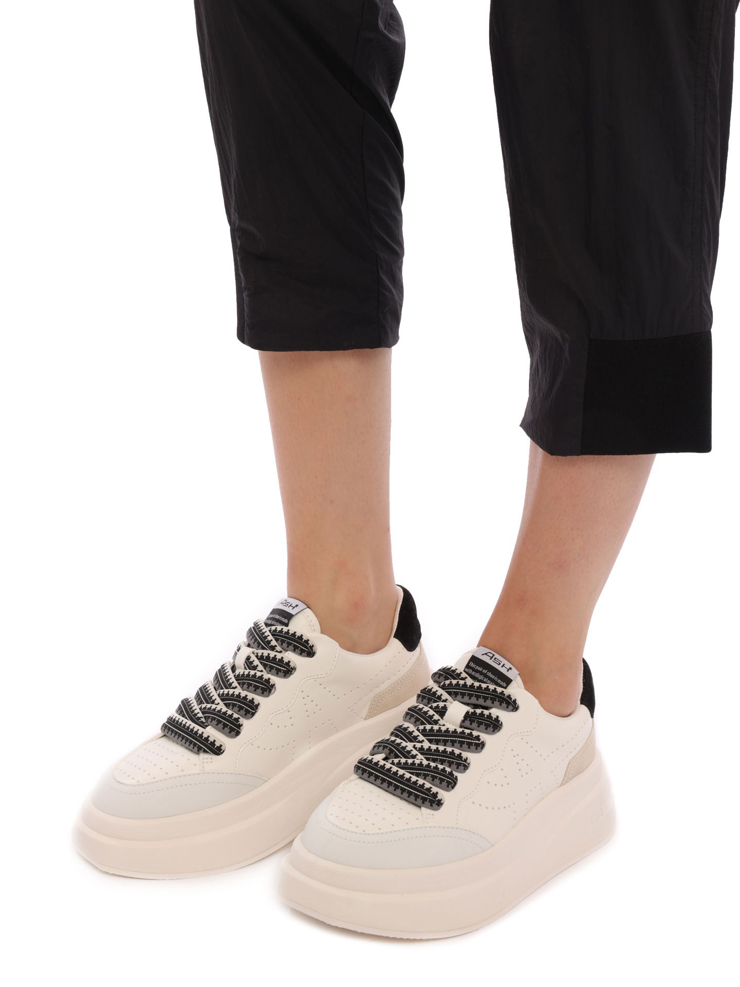 Кеды ASH 9AH.AH130626.K комбинированные женские на толстой подошве — купить в интернет-магазине Verdistore