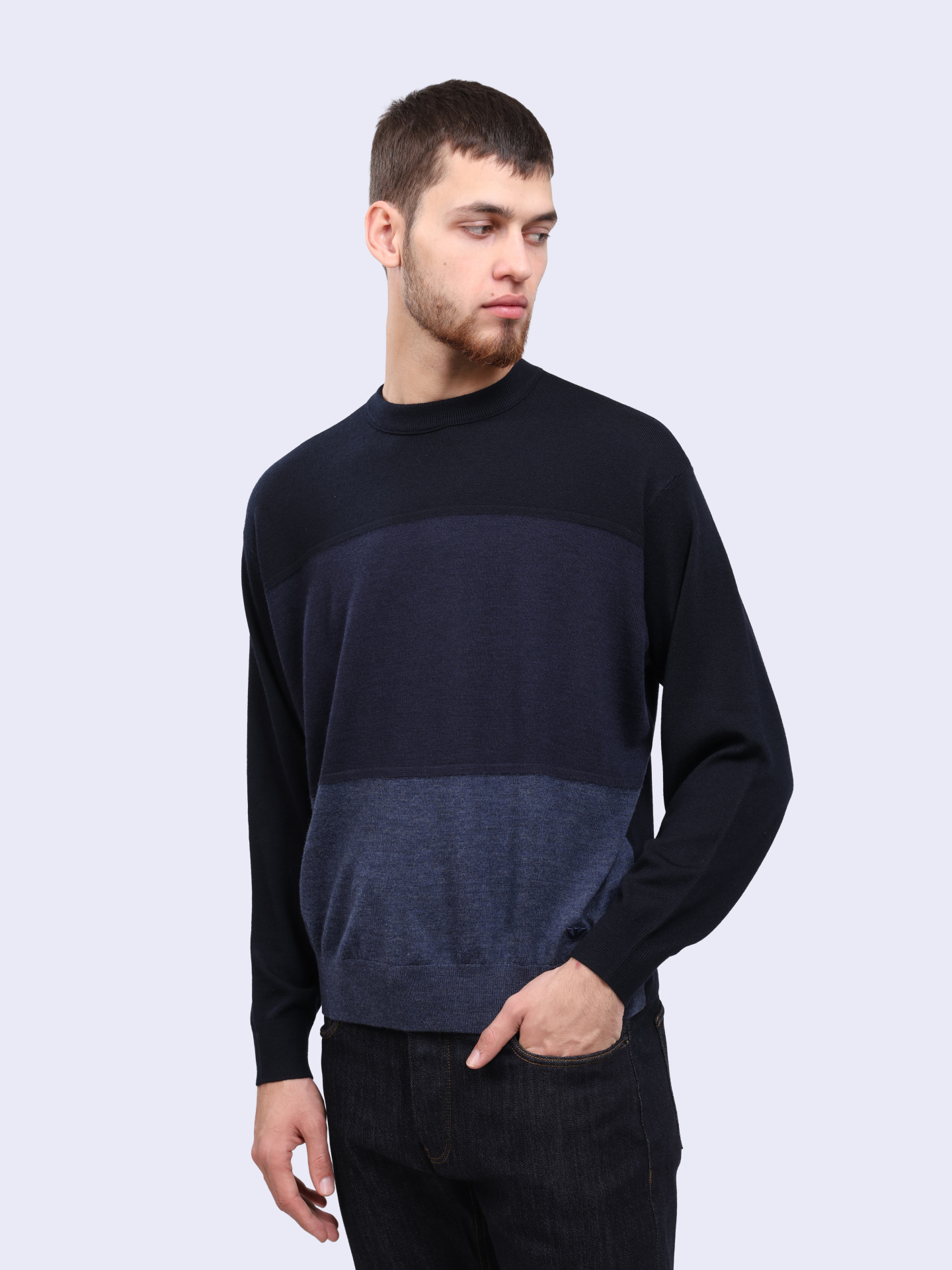 Джемпер Emporio Armani 6D1MXM 1MKBZ F915 шерстяной мужской — купить в интернет-магазине Verdistore