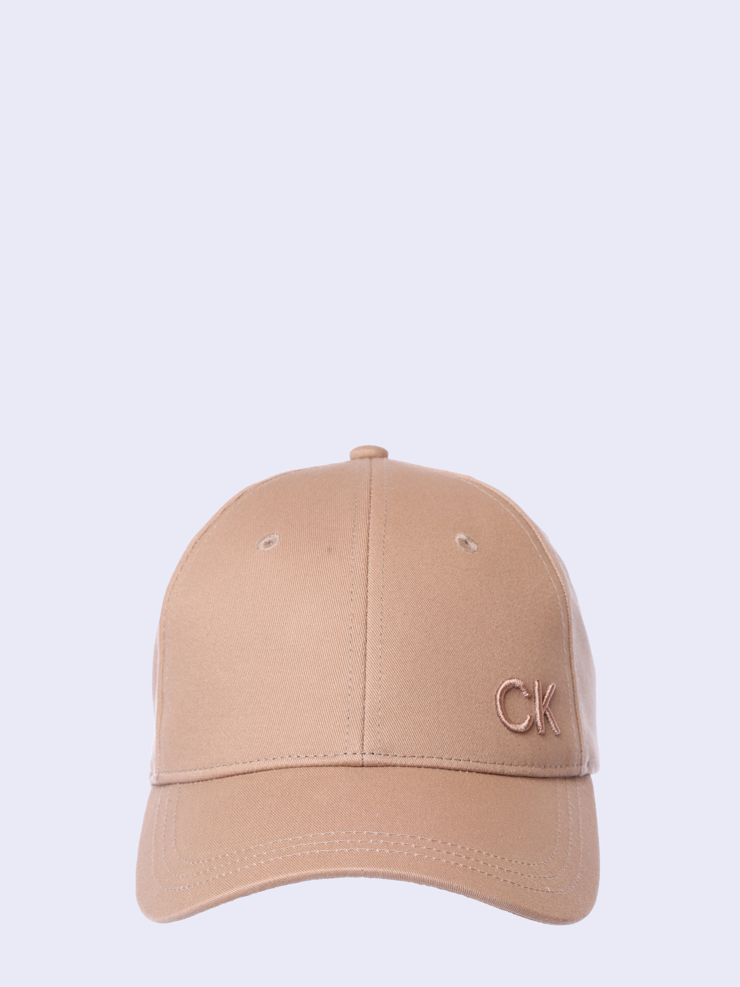 Бейсболка Calvin Klein K60K612000 PA6 бежевая женская из хлопка — купить в интернет-магазине Verdistore