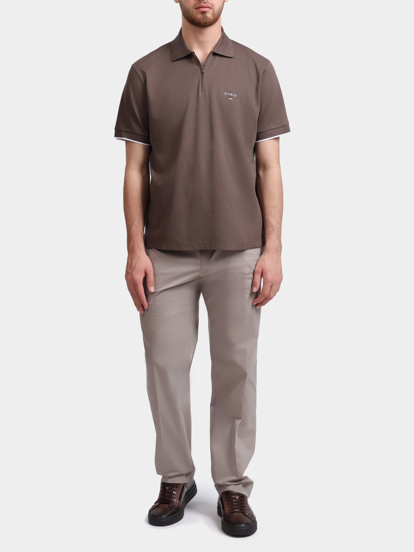 Поло Peserico R55055J0Q5 850 151 хлопковое мужское — купить в интернет-магазине Verdistore