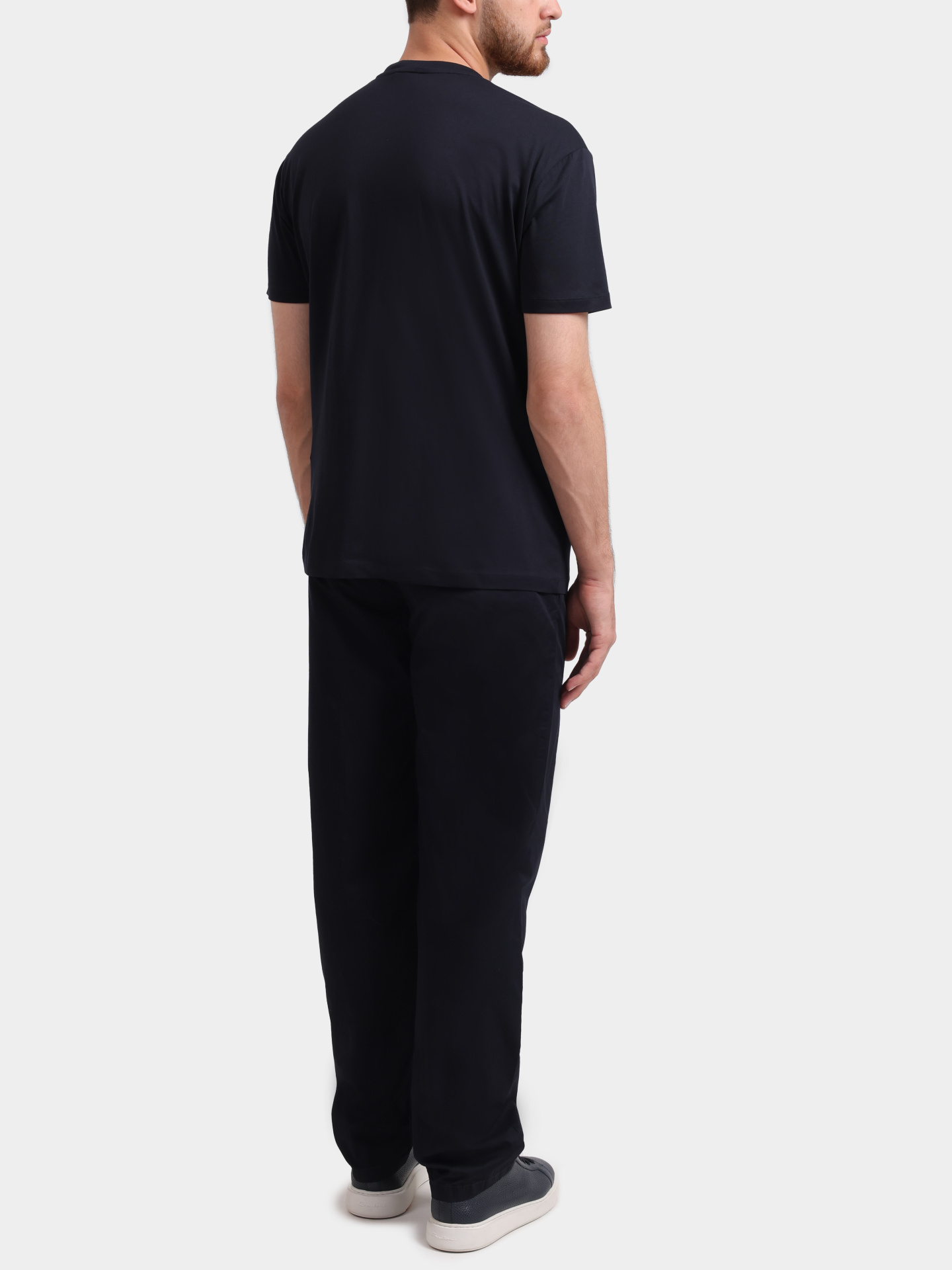 Брюки Armani Exchange XM000360 AF12307 UB101 темно-синие мужские — купить в интернет-магазине Verdistore