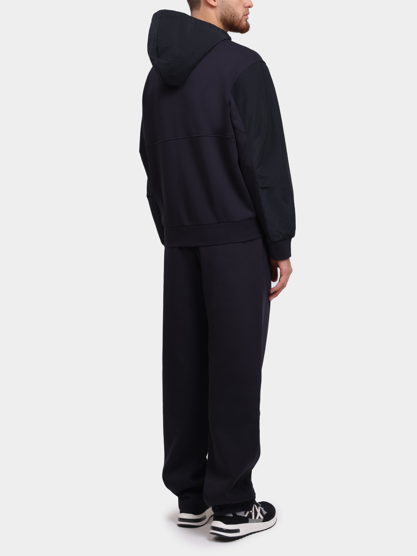 Брюки спортивные Armani Exchange XM000461 AF10818 темно-синие мужские — купить в интернет-магазине Verdistore