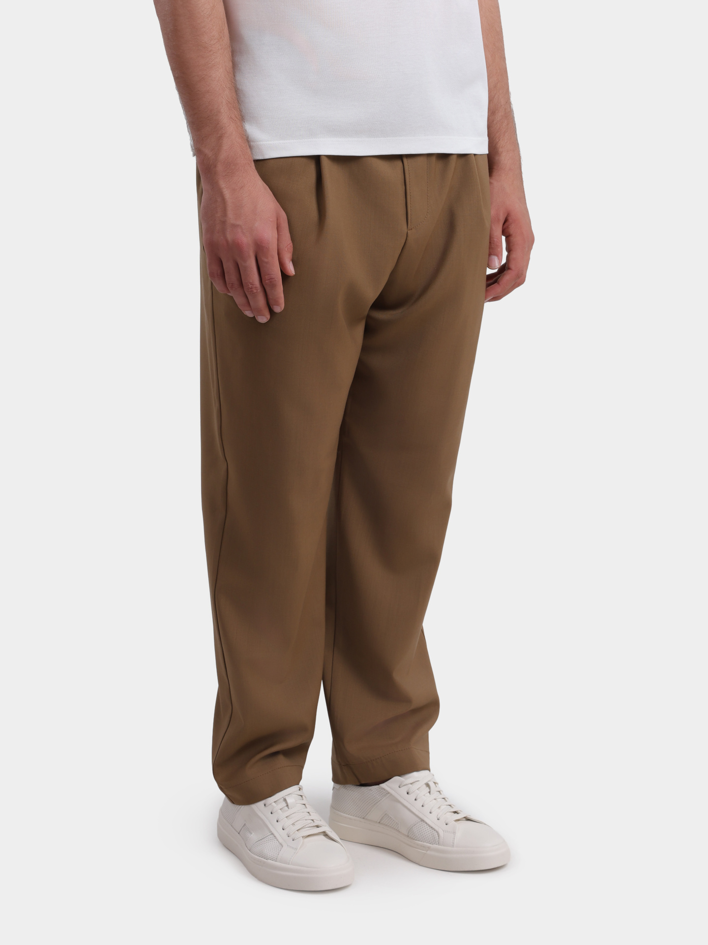 Брюки Jacob Cohen JUM PT017 001 T870A RW F09 коричневые мужские из шерсти — купить в интернет-магазине Verdistore