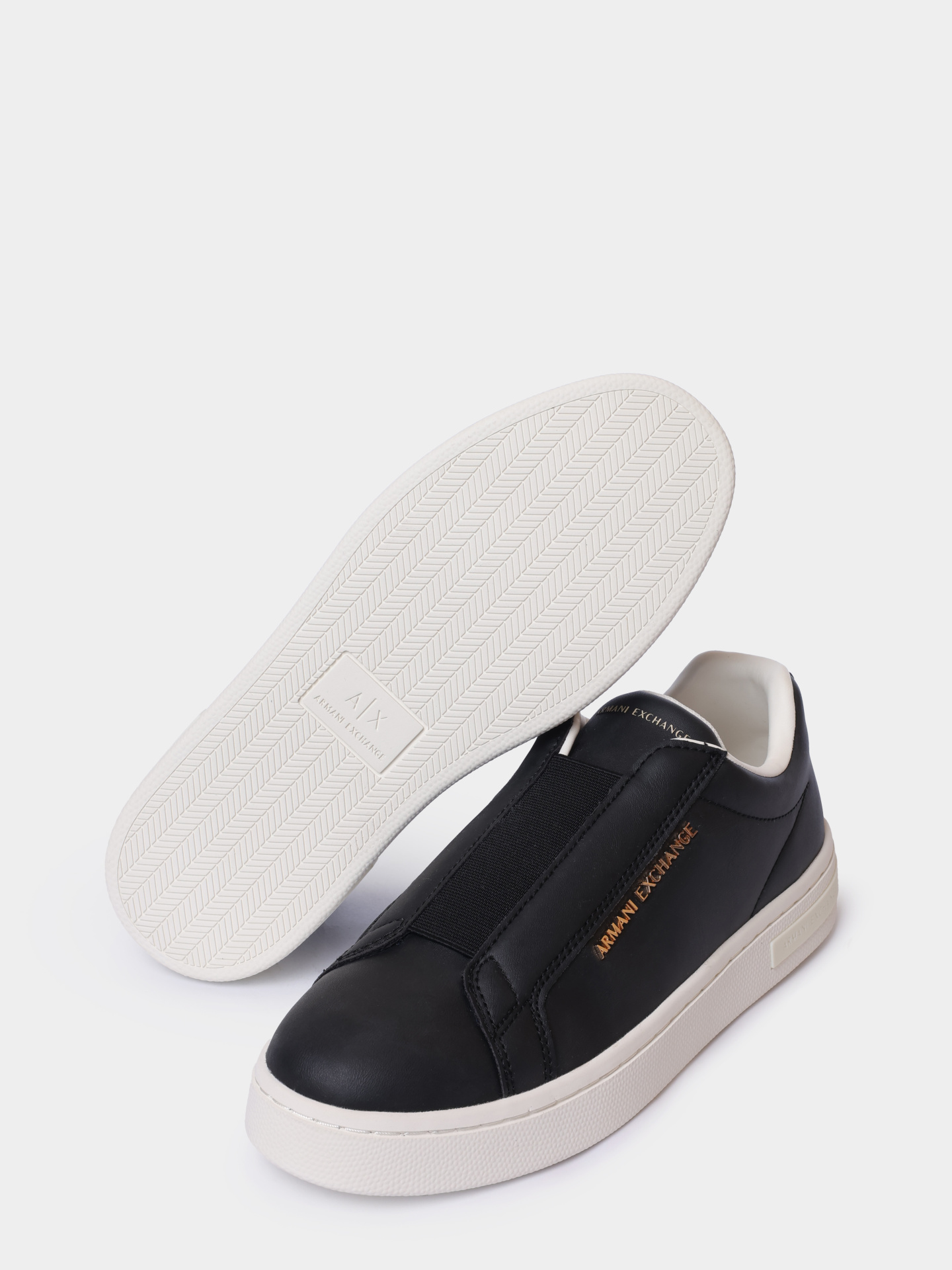 Кеды Armani Exchange XW001623 AF17449 UC001 черные женские — купить в интернет-магазине Verdistore