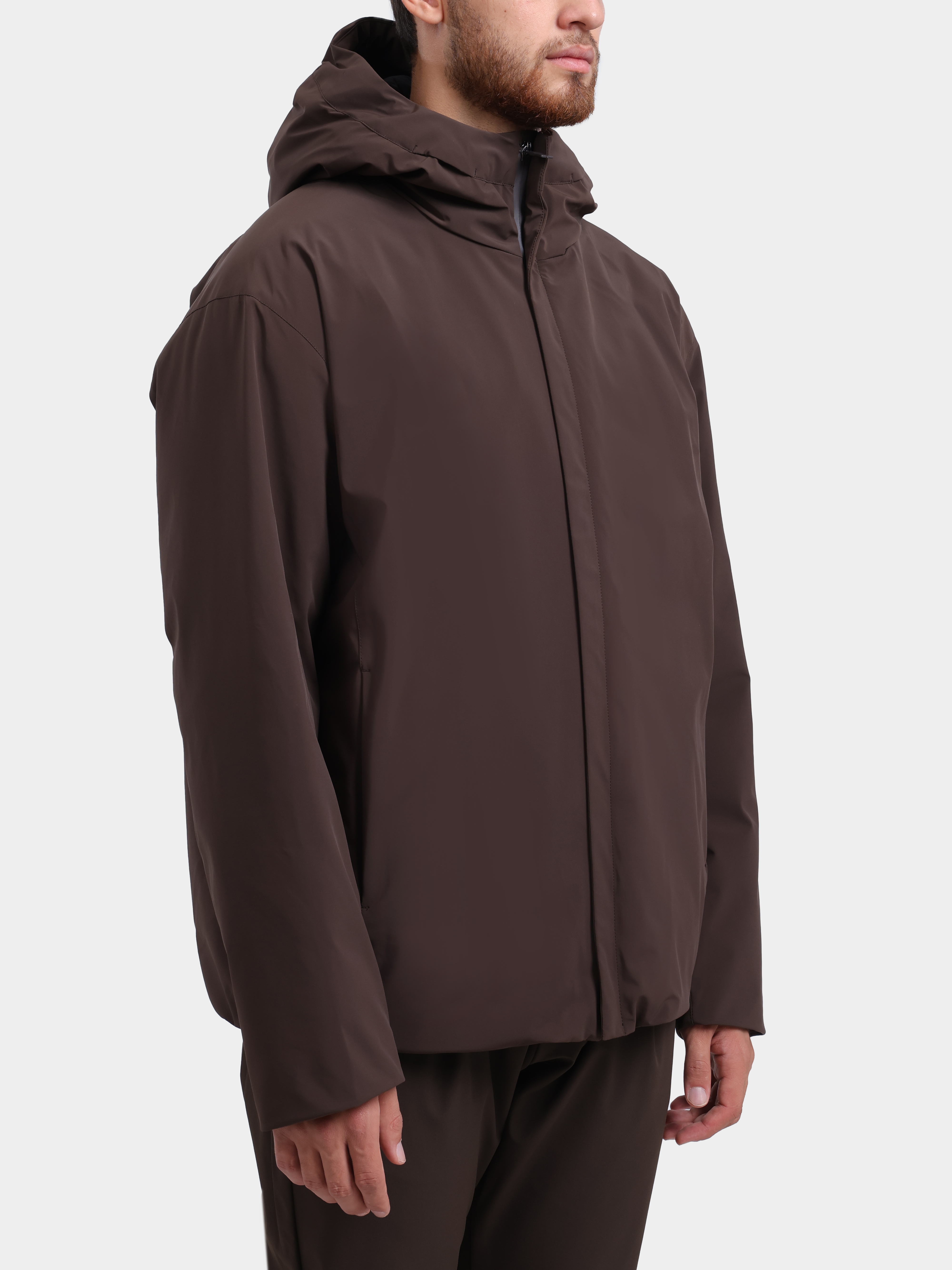 Куртка Herno PI001361U 12590SZ 8815 темно-коричневая мужская прямого кроя  — купить в интернет-магазине Verdistore