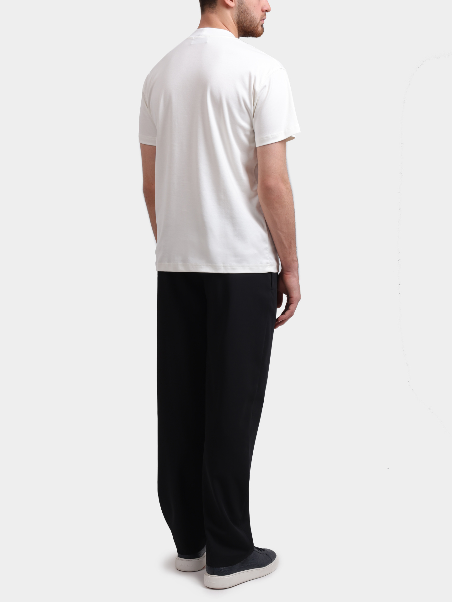 Футболка Lardini CNLTMC55 CN64052A белая мужская — купить в интернет-магазине Verdistore