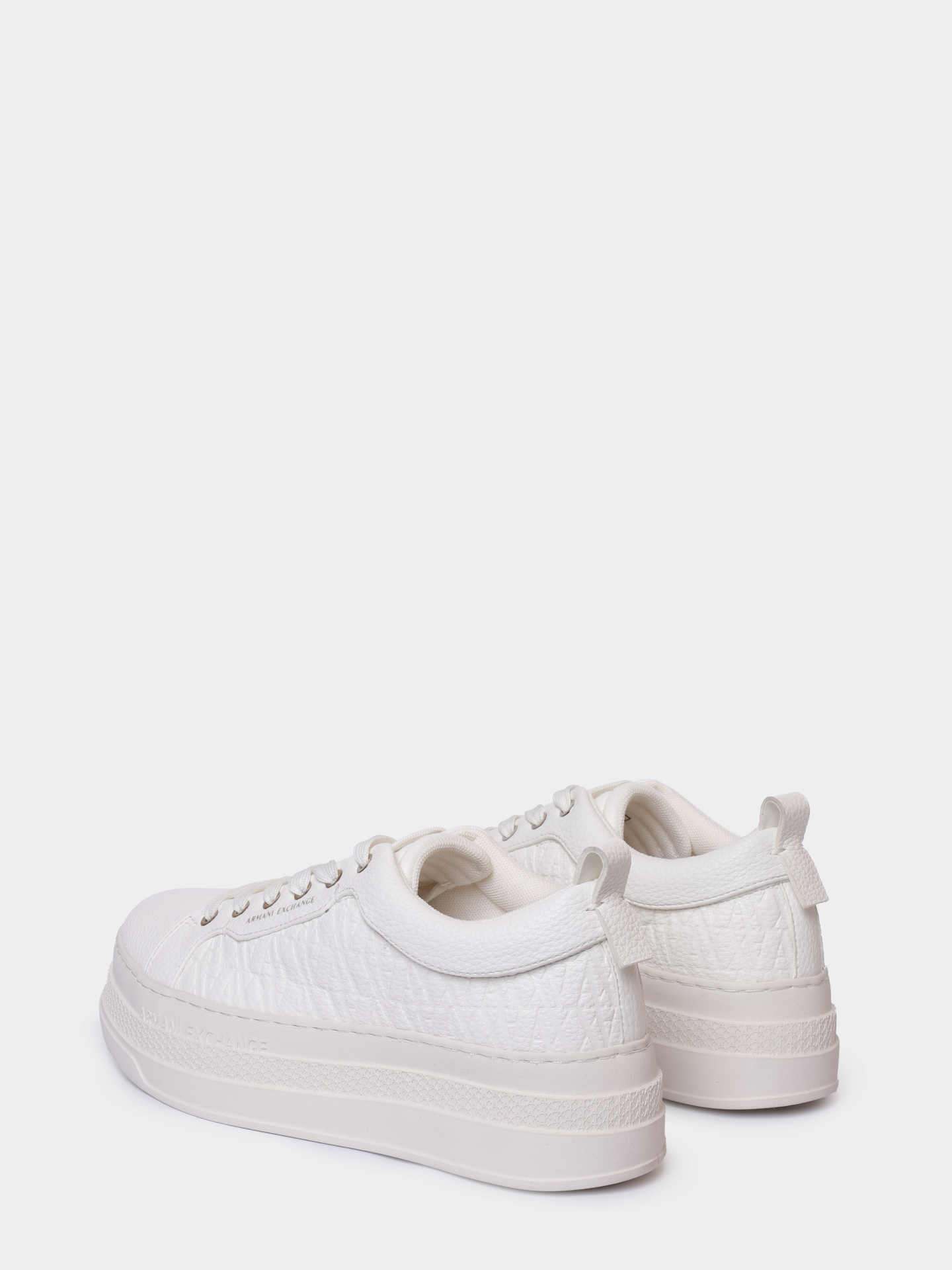 Кеды Armani Exchange XW001630 AF17351 U0011 белые женские — купить в интернет-магазине Verdistore