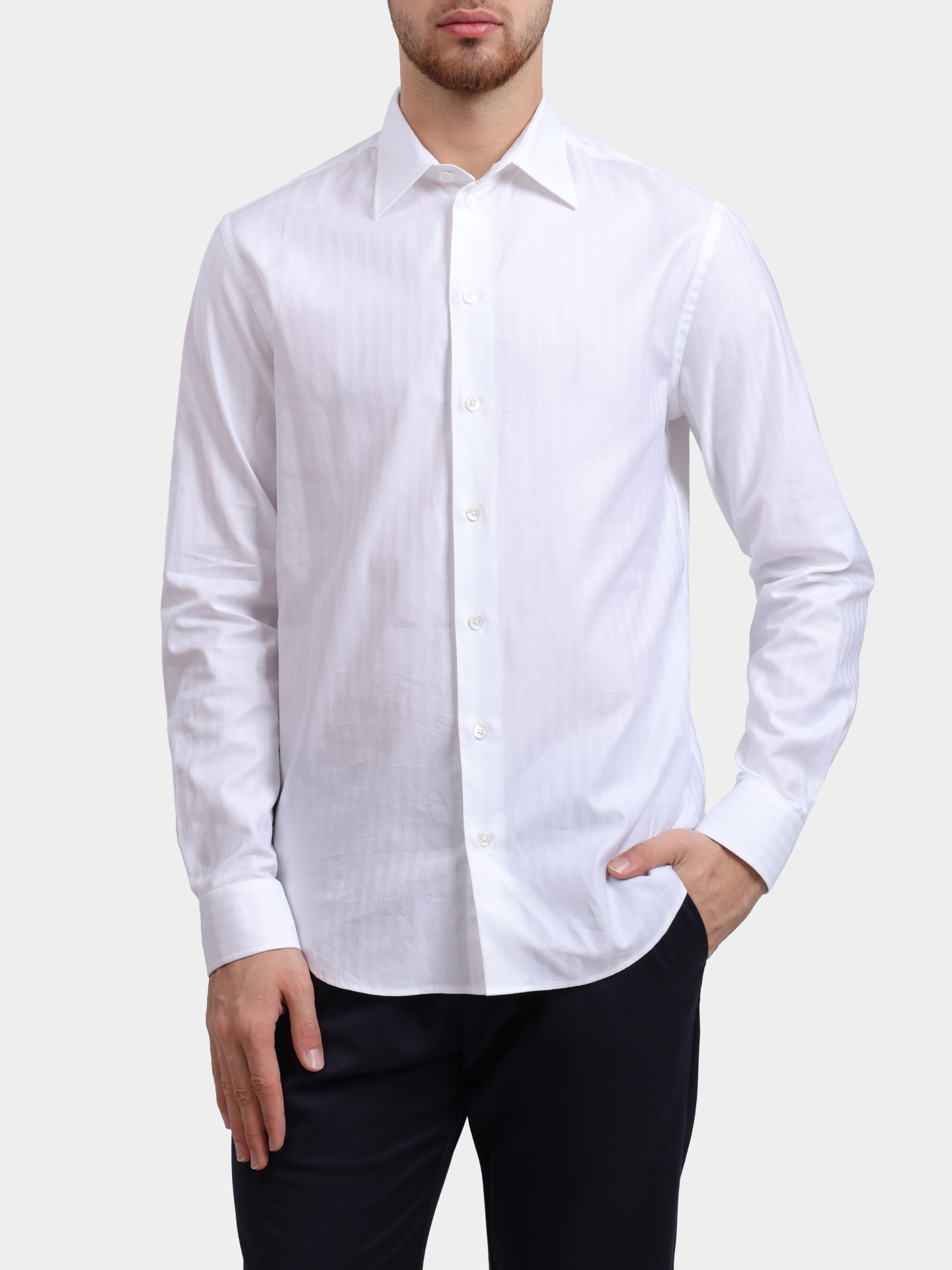 Рубашка Emporio Armani EM000099 TE16909 F0015 хлопковая мужская — купить в интернет-магазине Verdistore