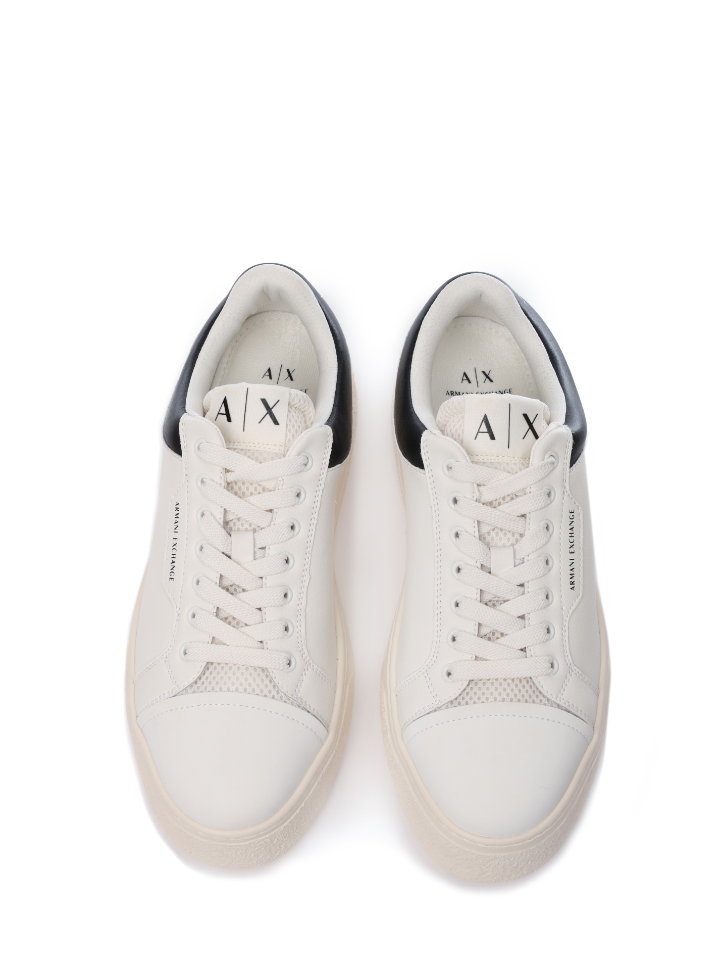 Кеды Armani Exchange XUX236 XV906 N480 белые мужские кожаные — купить в интернет-магазине Verdistore