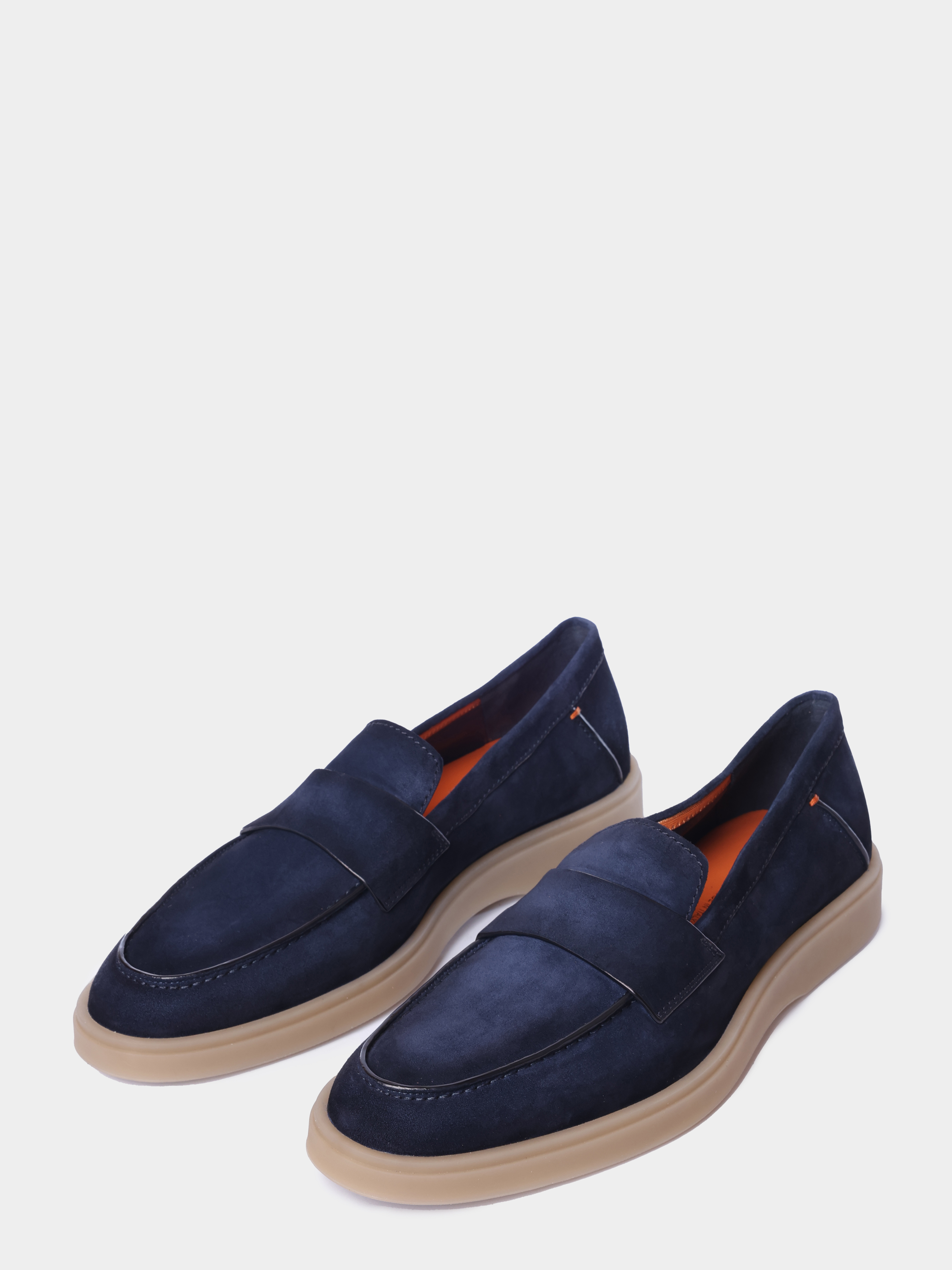 Лоферы Santoni MGDG19051SASSEAAU60 замшевые мужские — купить в интернет-магазине Verdistore
