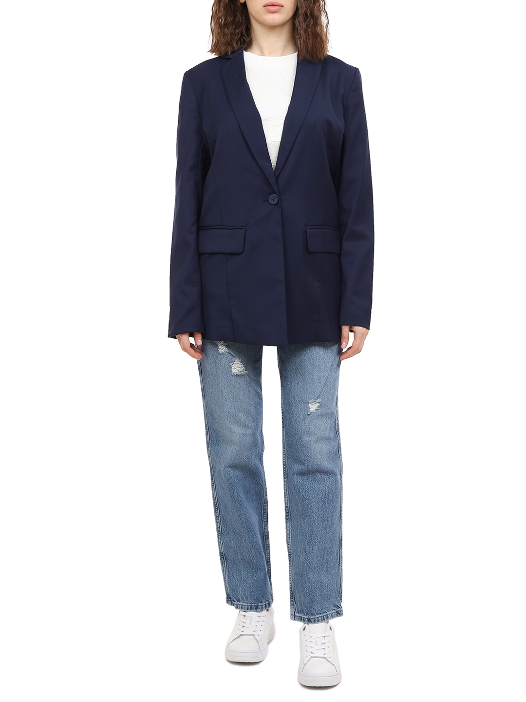 Жакет Armani Exchange 3GYG16 однобортный женский на пуговице — купить в интернет-магазине Verdistore