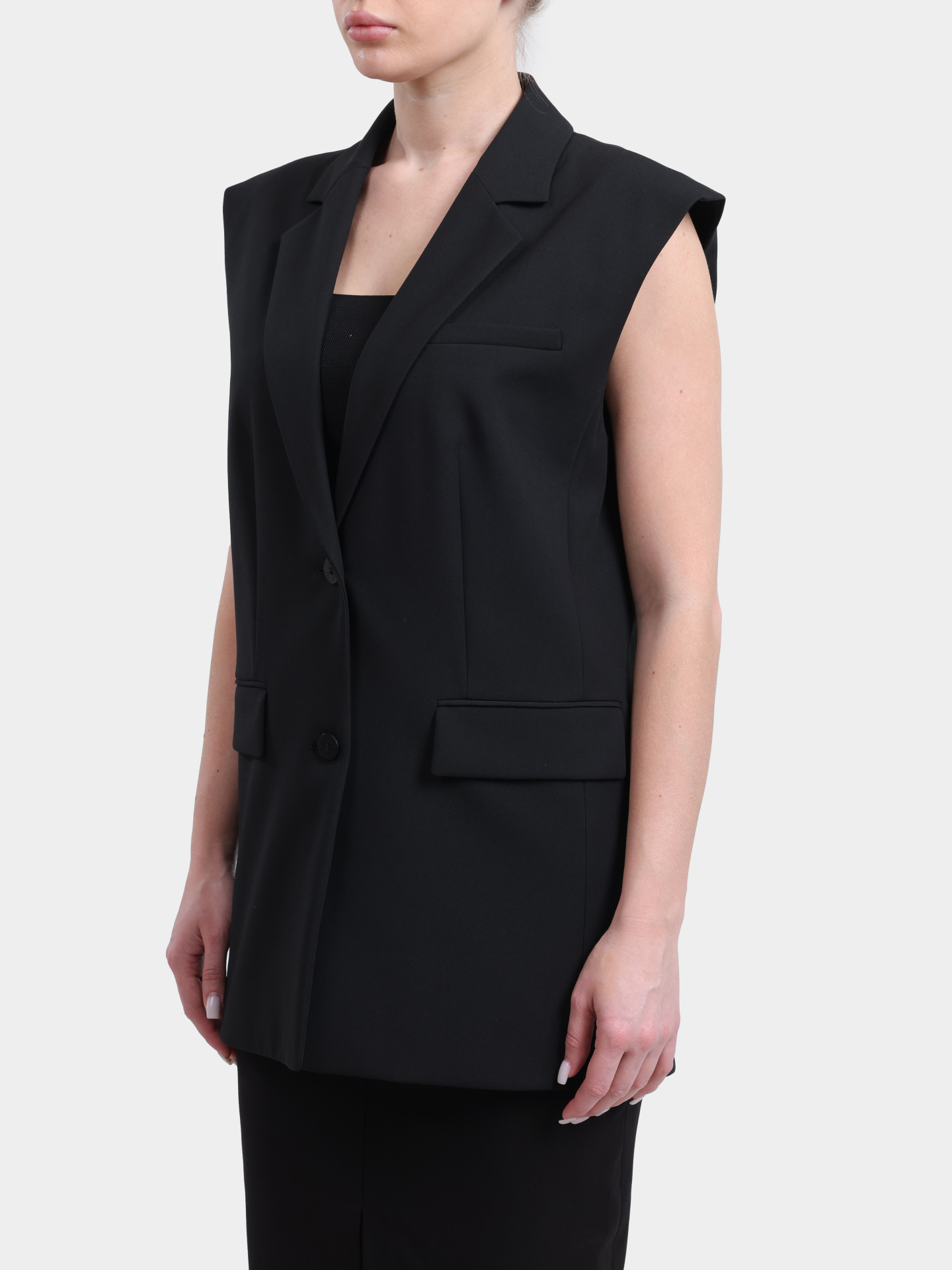 Жилет Hugo 50475802 001 черный женский — купить в интернет-магазине Verdistore