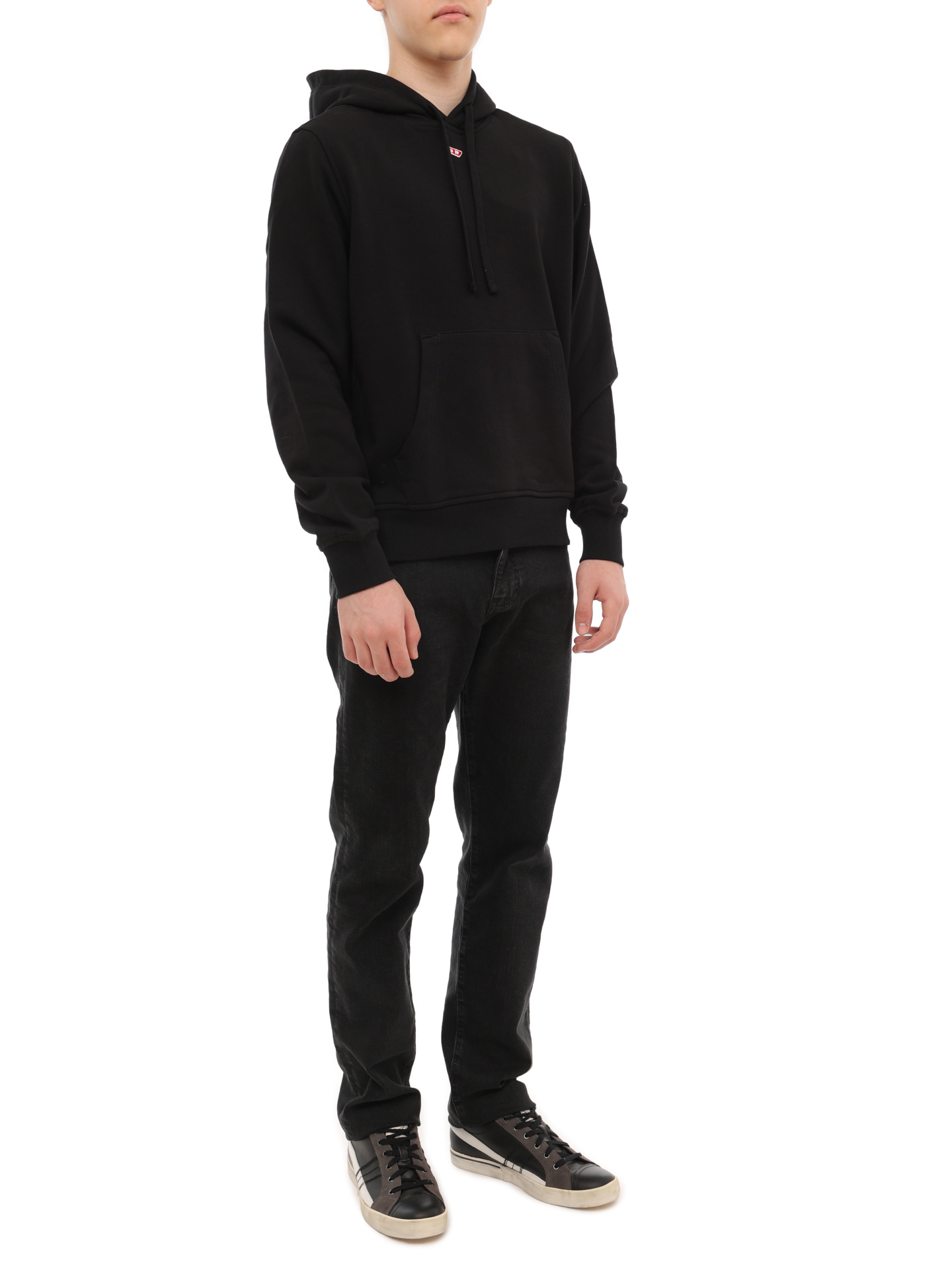 Худи Diesel A040730BAWT9XX хлопковое мужское — купить в интернет-магазине Verdistore