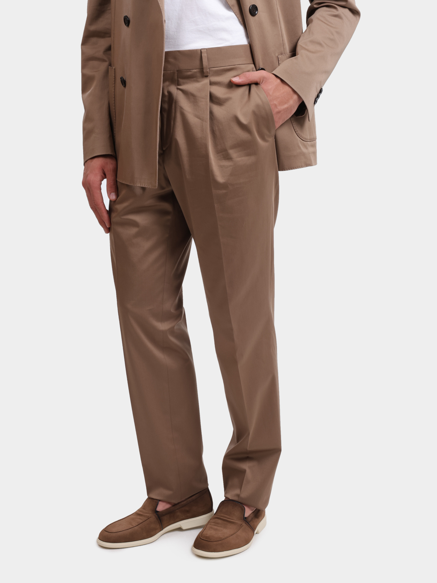 Брюки MURAT IF64402 400 песочные хлопковые  — купить в интернет-магазине Verdistore