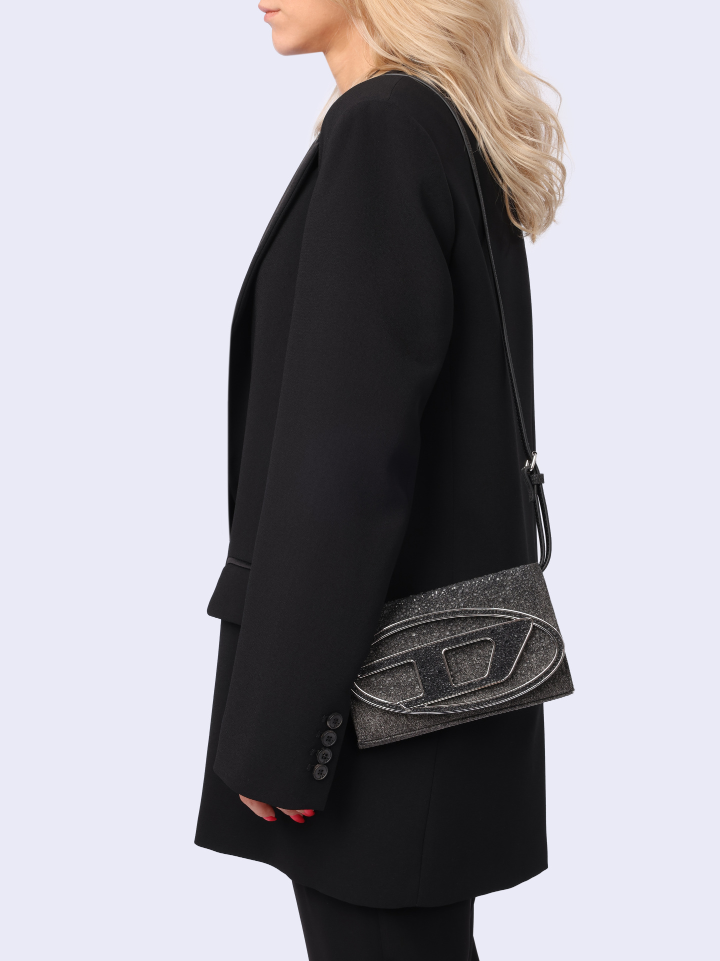 Клатч Diesel X09809-P6804-T8013 темно-серый женский — купить в интернет-магазине Verdistore