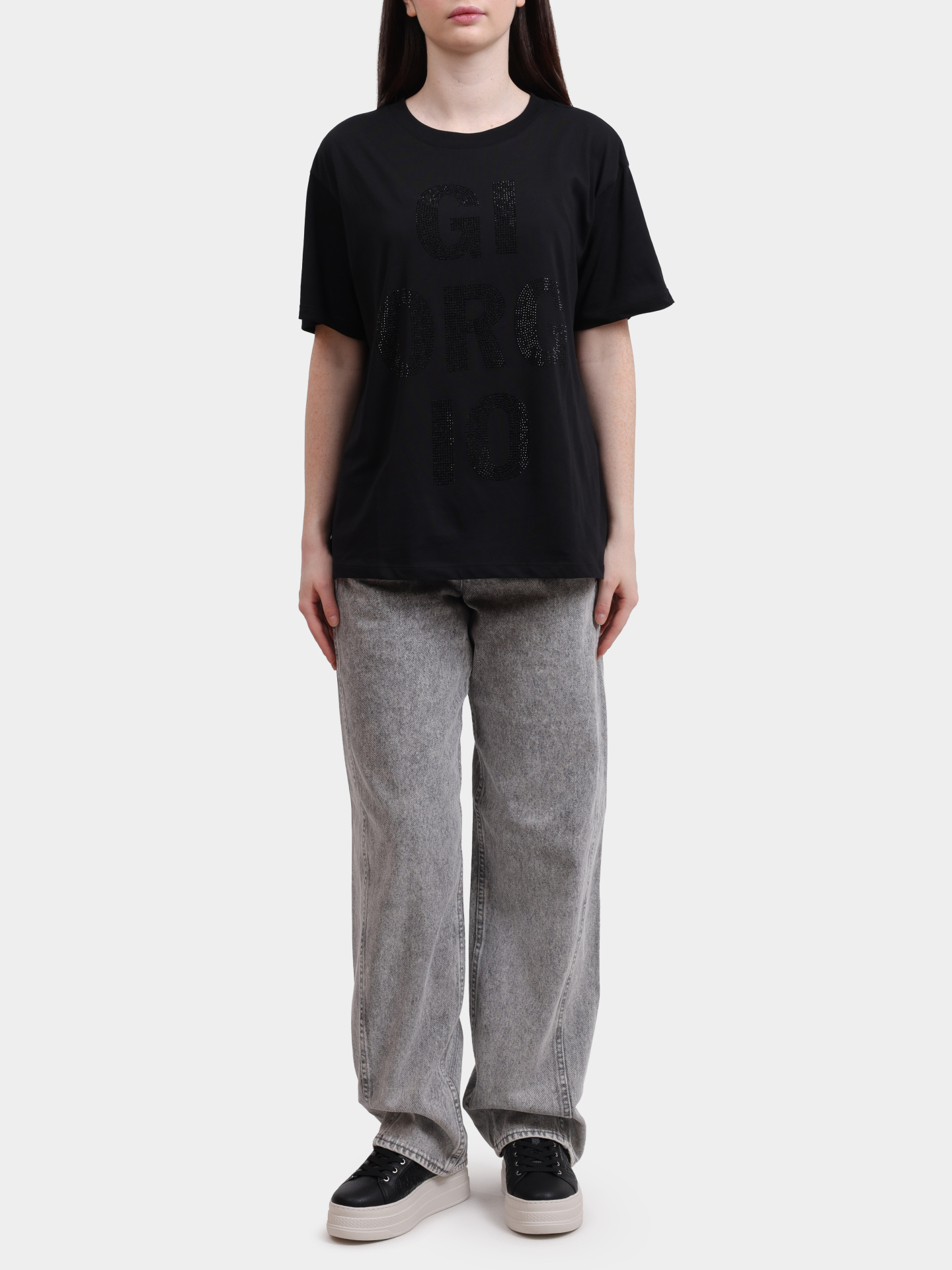 Футболка Armani Exchange XW001354 AF17172 UC001 хлопковая женская — купить в интернет-магазине Verdistore