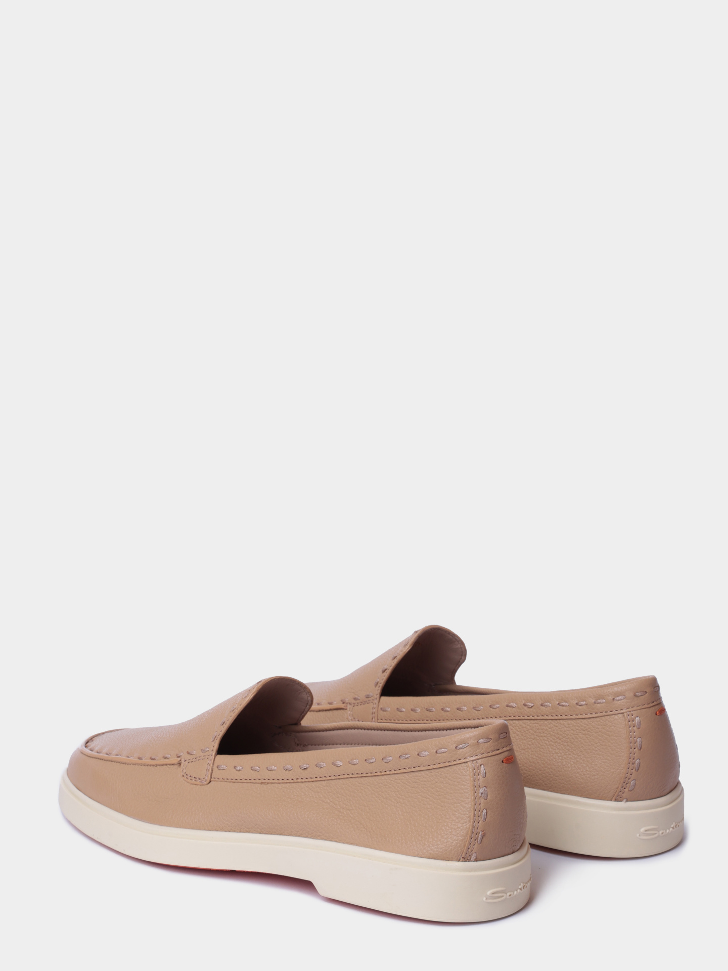 Лоферы Santoni WUYG71436TISSWKAC13 кожаные женские — купить в интернет-магазине Verdistore