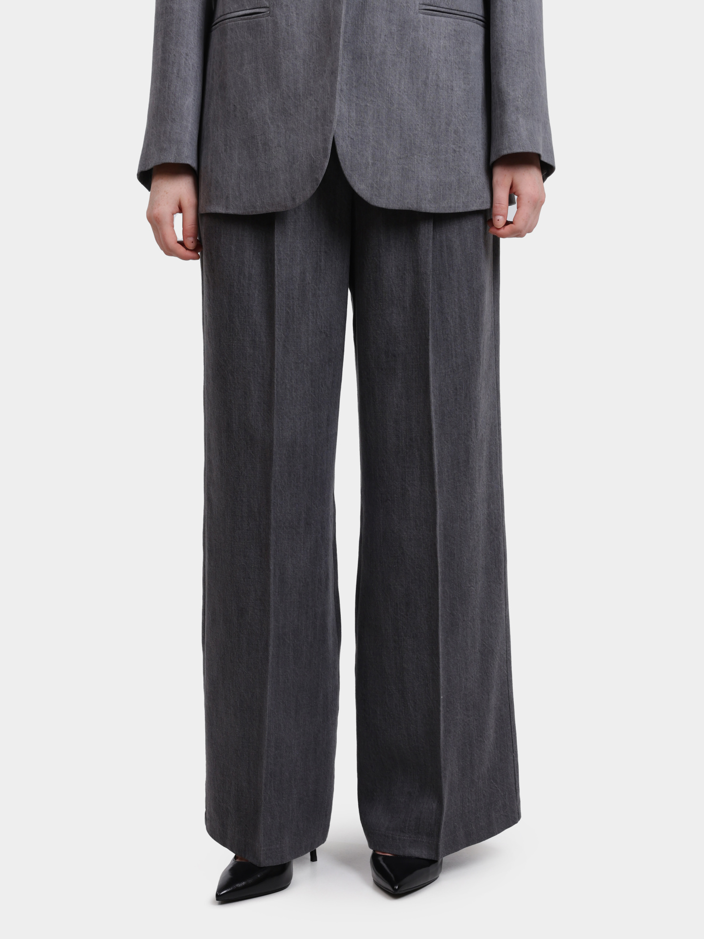 Брюки Liu-Jo UF5144 D0266 87457 серые женские — купить в интернет-магазине Verdistore