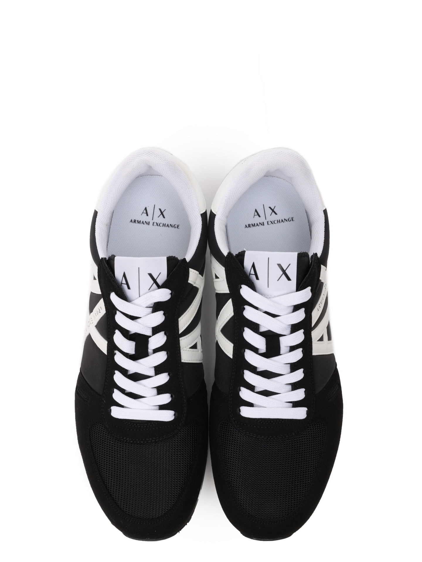 Кроссовки Armani Exchange XUX017 XCC68 K489 текстильные мужские с логотипом — купить в интернет-магазине Verdistore