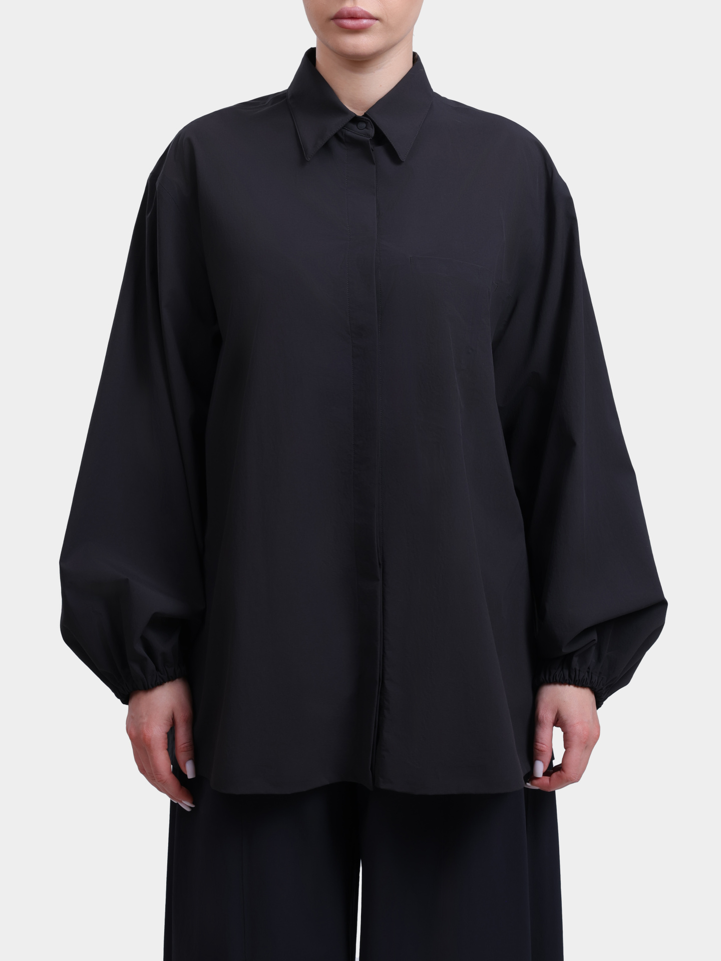 Рубашка CM000019D 12707S 9300 черная женская  — купить в интернет-магазине Verdistore