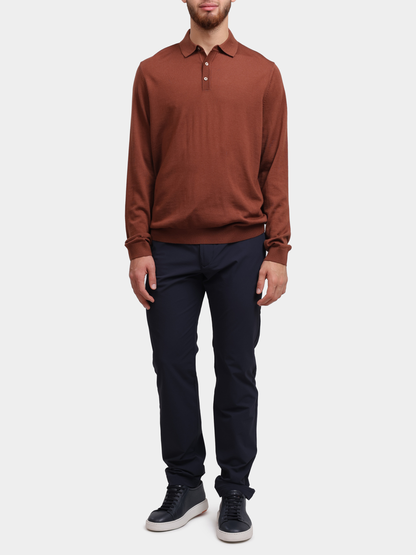 Брюки Boss 50530686 404 темно-синие мужские — купить в интернет-магазине Verdistore