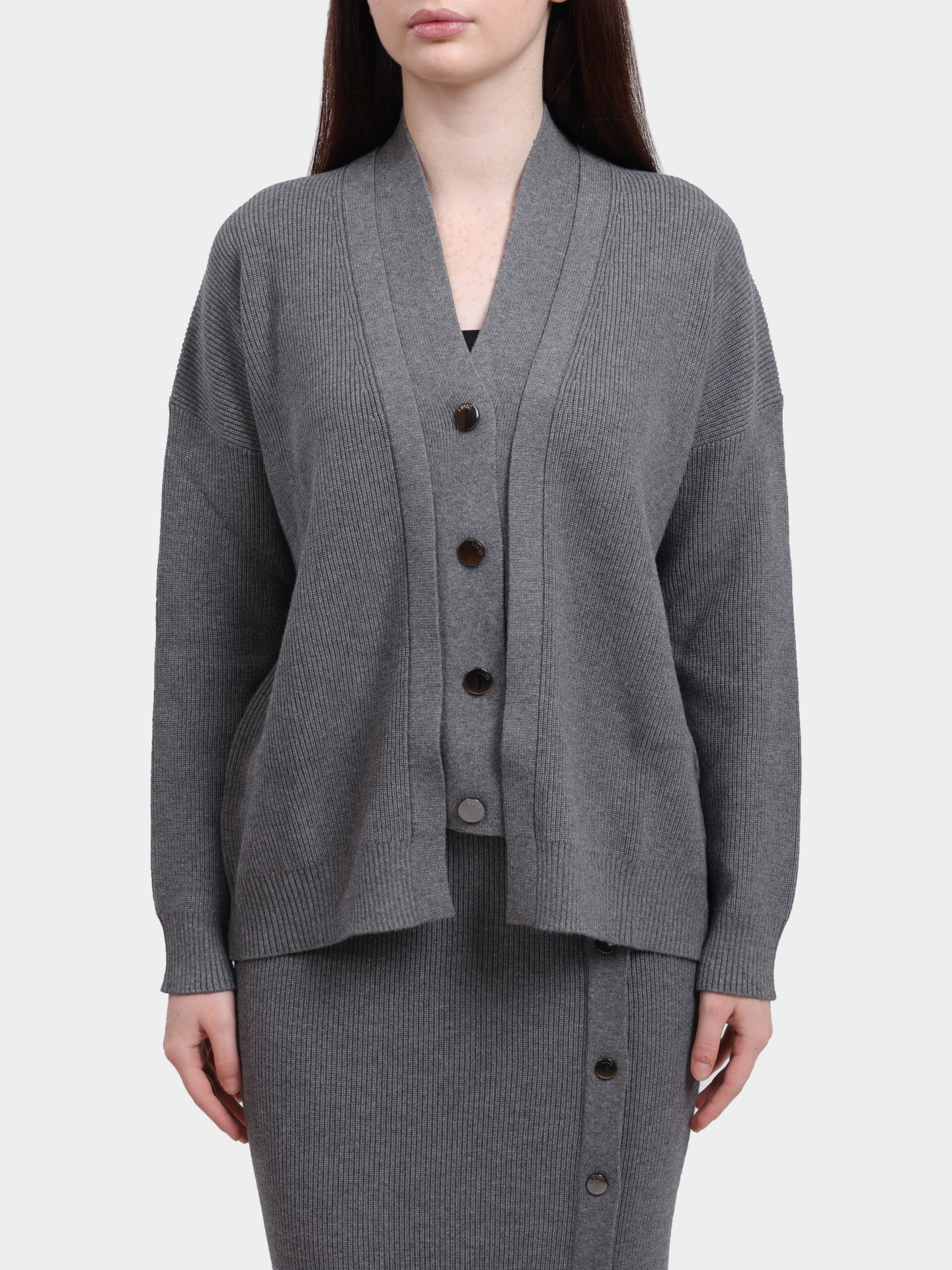 Кардиган Liu-Jo MF5397 MS99E 02050 серый женский — купить в интернет-магазине Verdistore