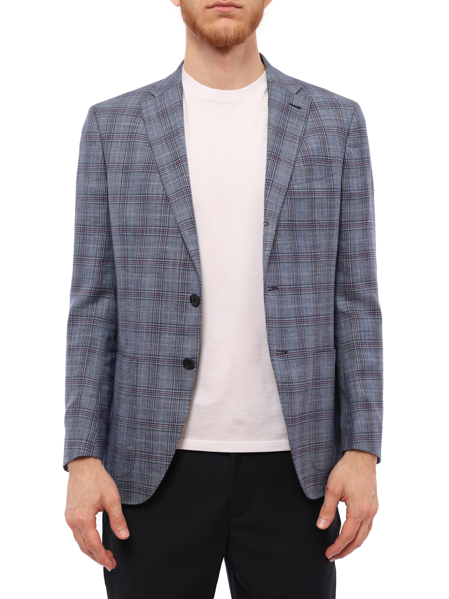 Пиджак Cantarelli 23 3033 6 R 116 21445 клетчатый мужской — купить в интернет-магазине Verdistore