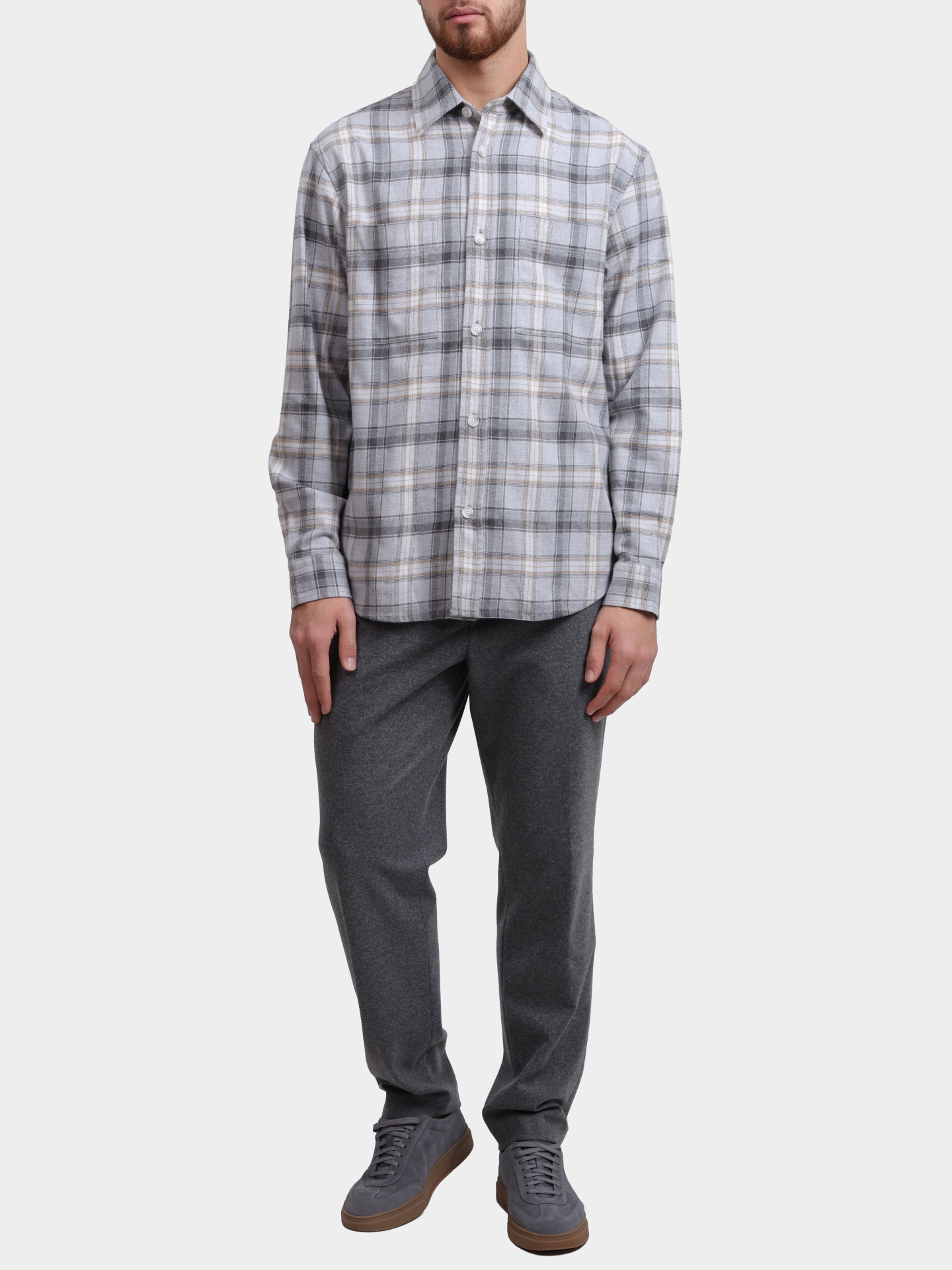 Рубашка Boss 50550646 030 клетчатая мужская — купить в интернет-магазине Verdistore