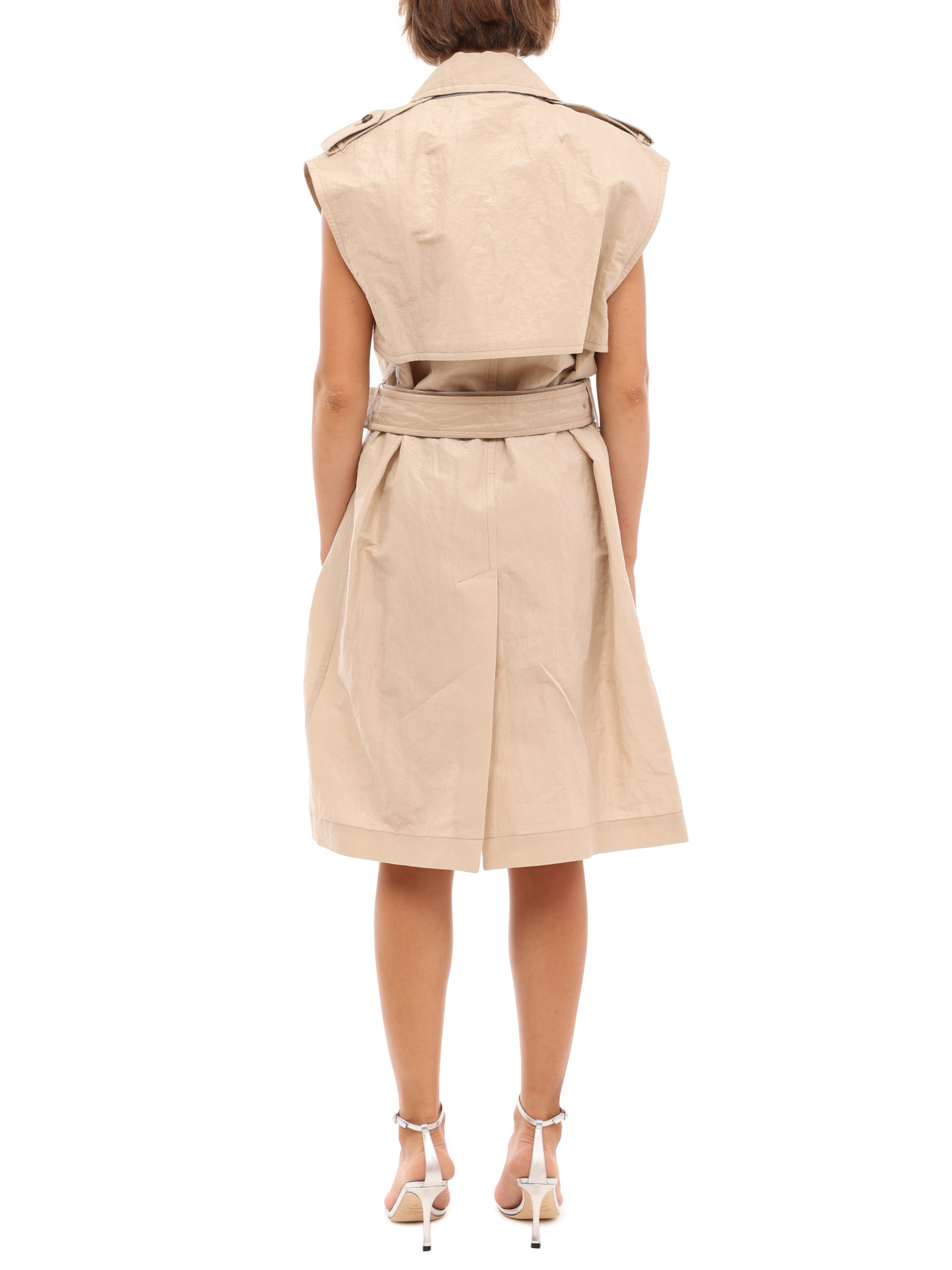 Жилет Brunello Cucinelli MF5969369 C5966 бежевый женский из хлопка — купить в интернет-магазине Verdistore