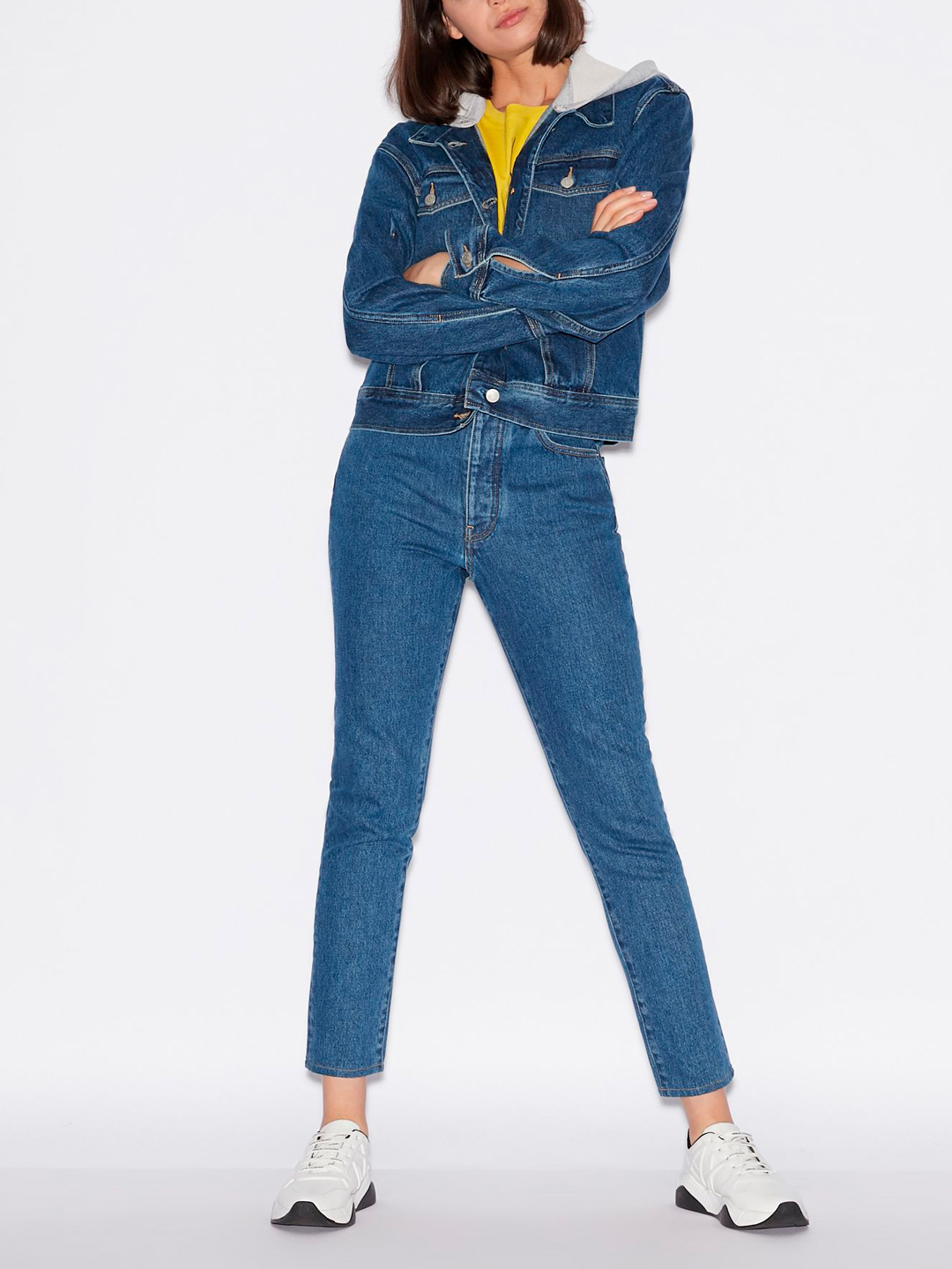 Джинсы Armani Exchange 6GYJ51 1500 синие женские — купить в интернет-магазине Verdistore