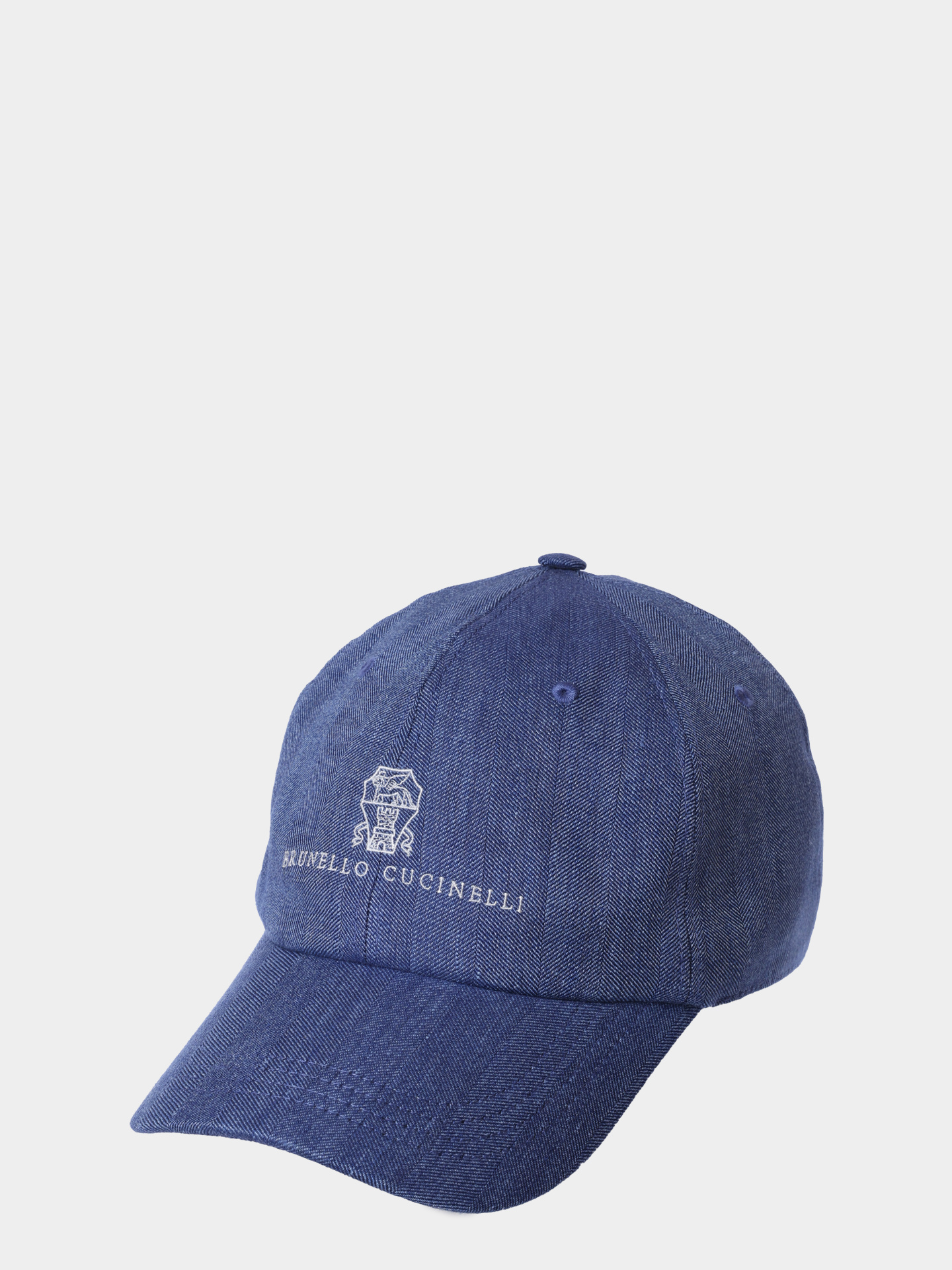 Бейсболка Brunello Cucinelli MZ4089850 CRS21 синяя мужская — купить в интернет-магазине Verdistore